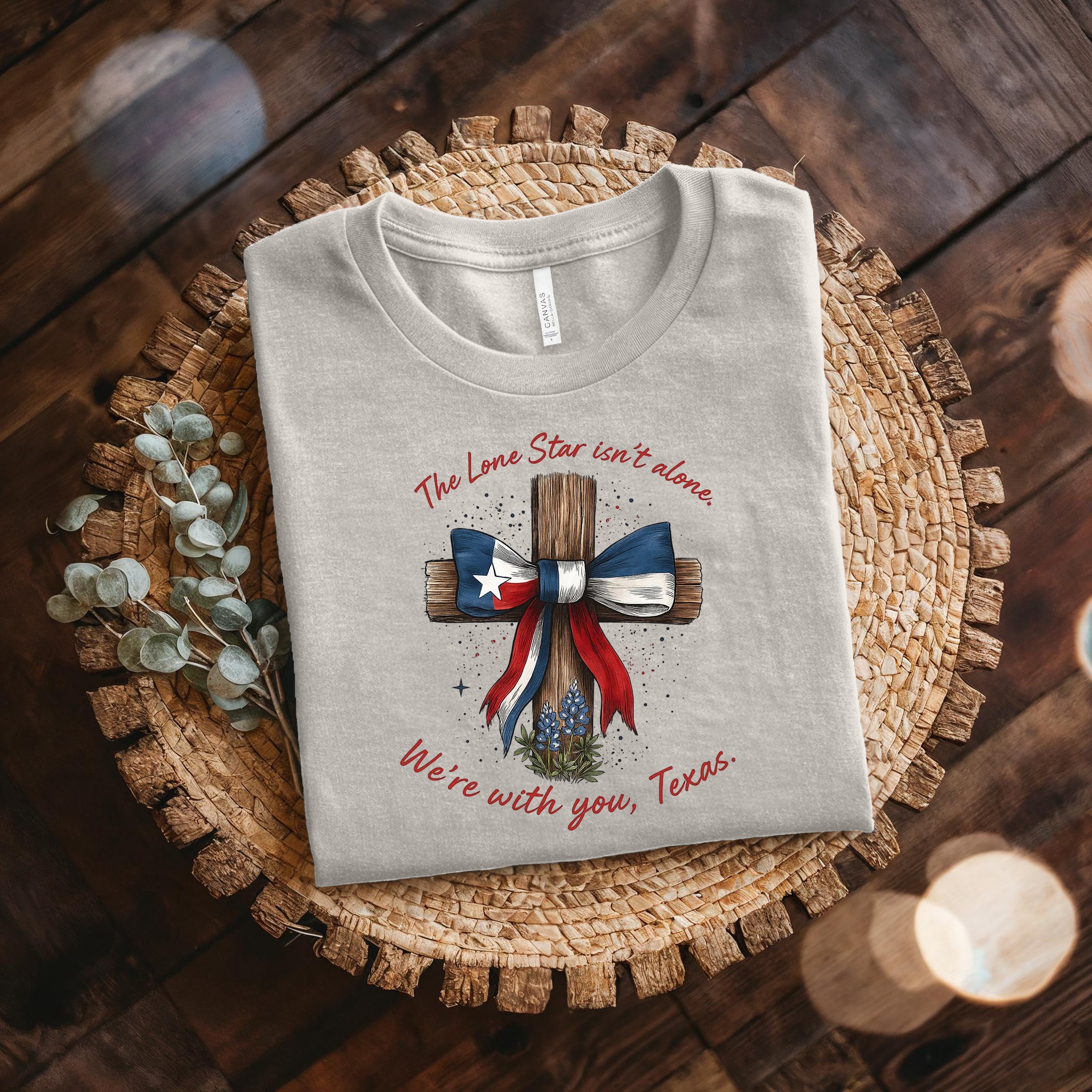 Texas Strong Texas Our Texas Print T-Shirt