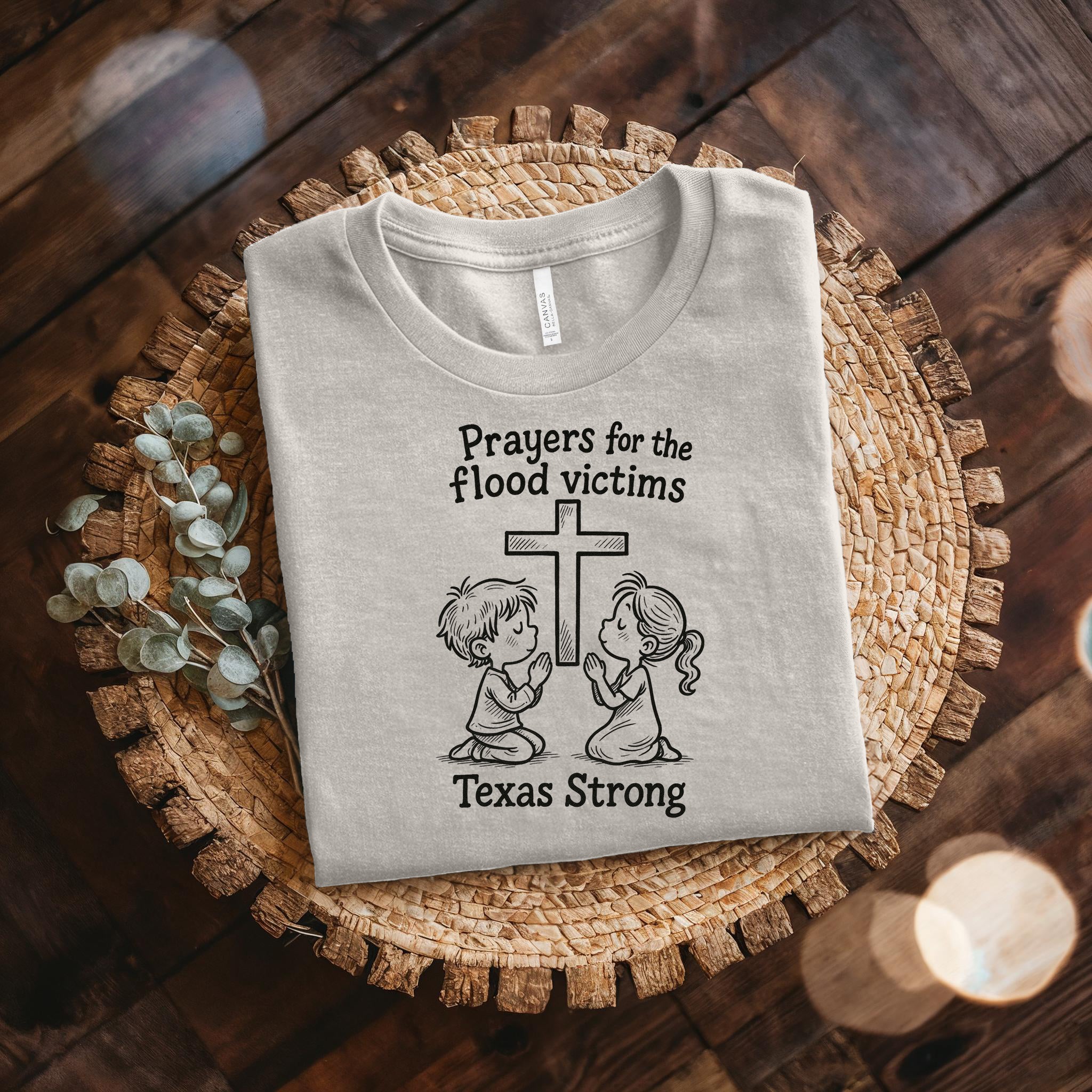 Texas Strong Texas Our Texas Print T-Shirt