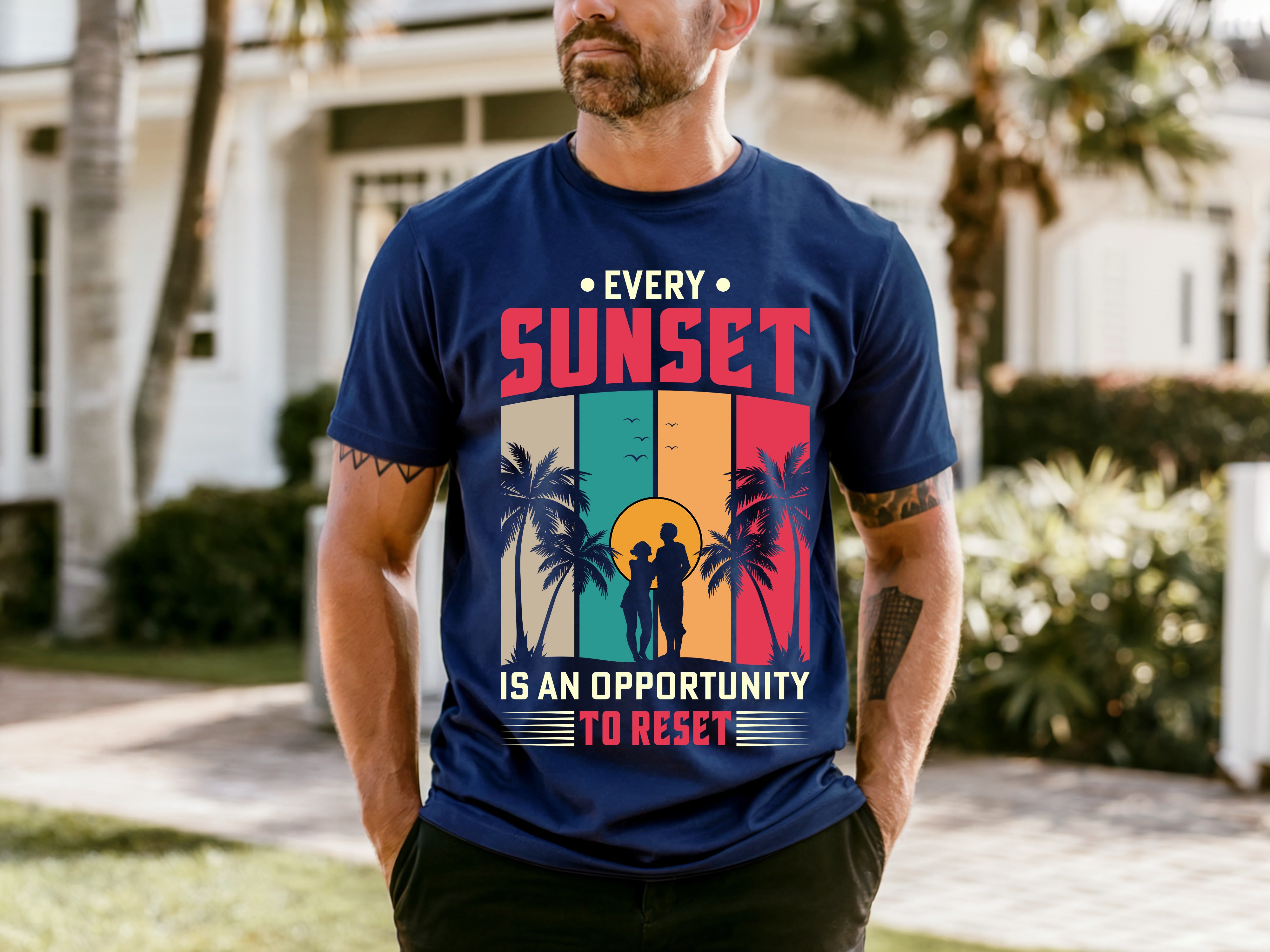 Couple On Vacation Unisex Niche T-Shirts