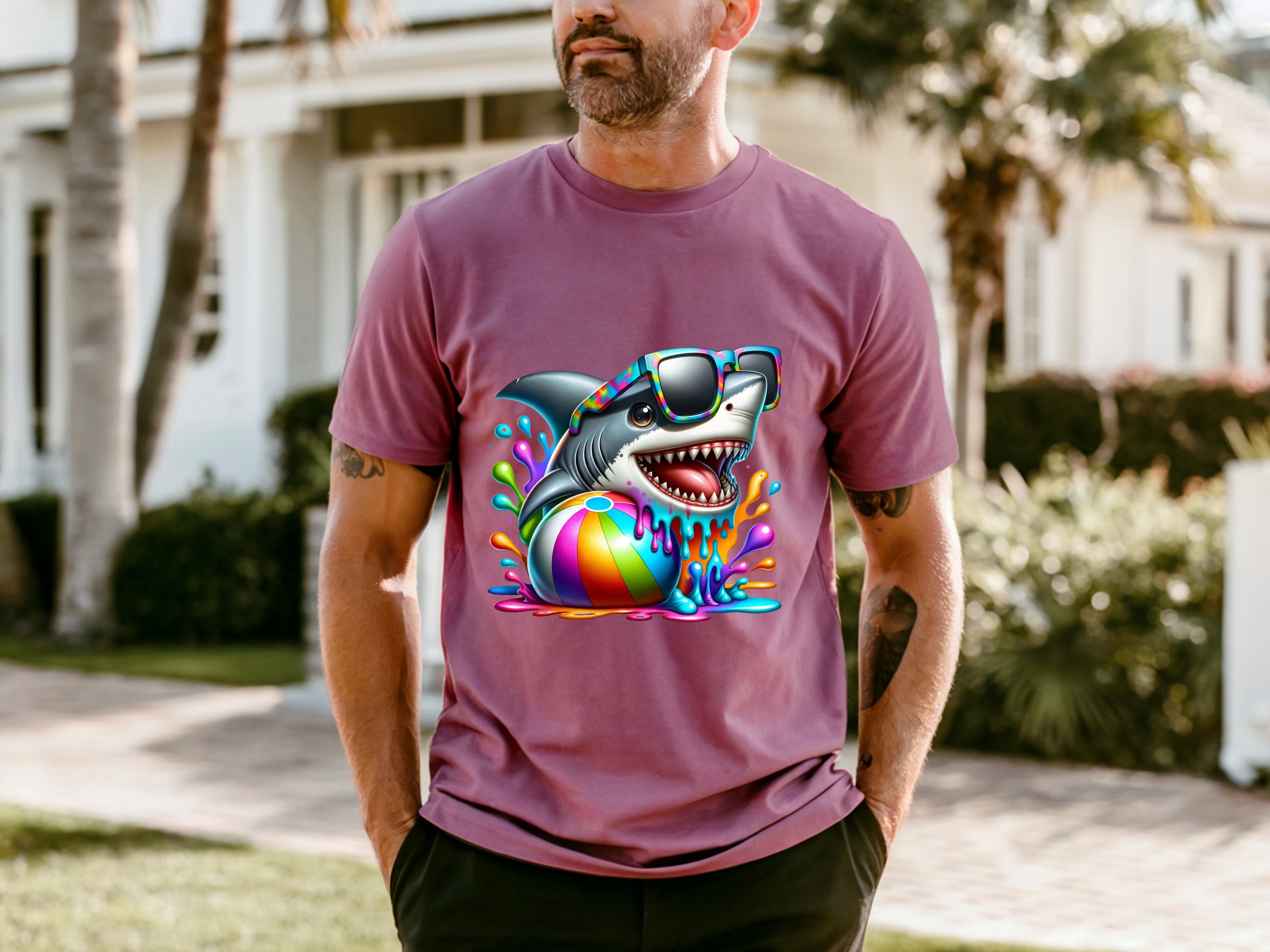 Jaws Cotton Crew Neck T-shirt