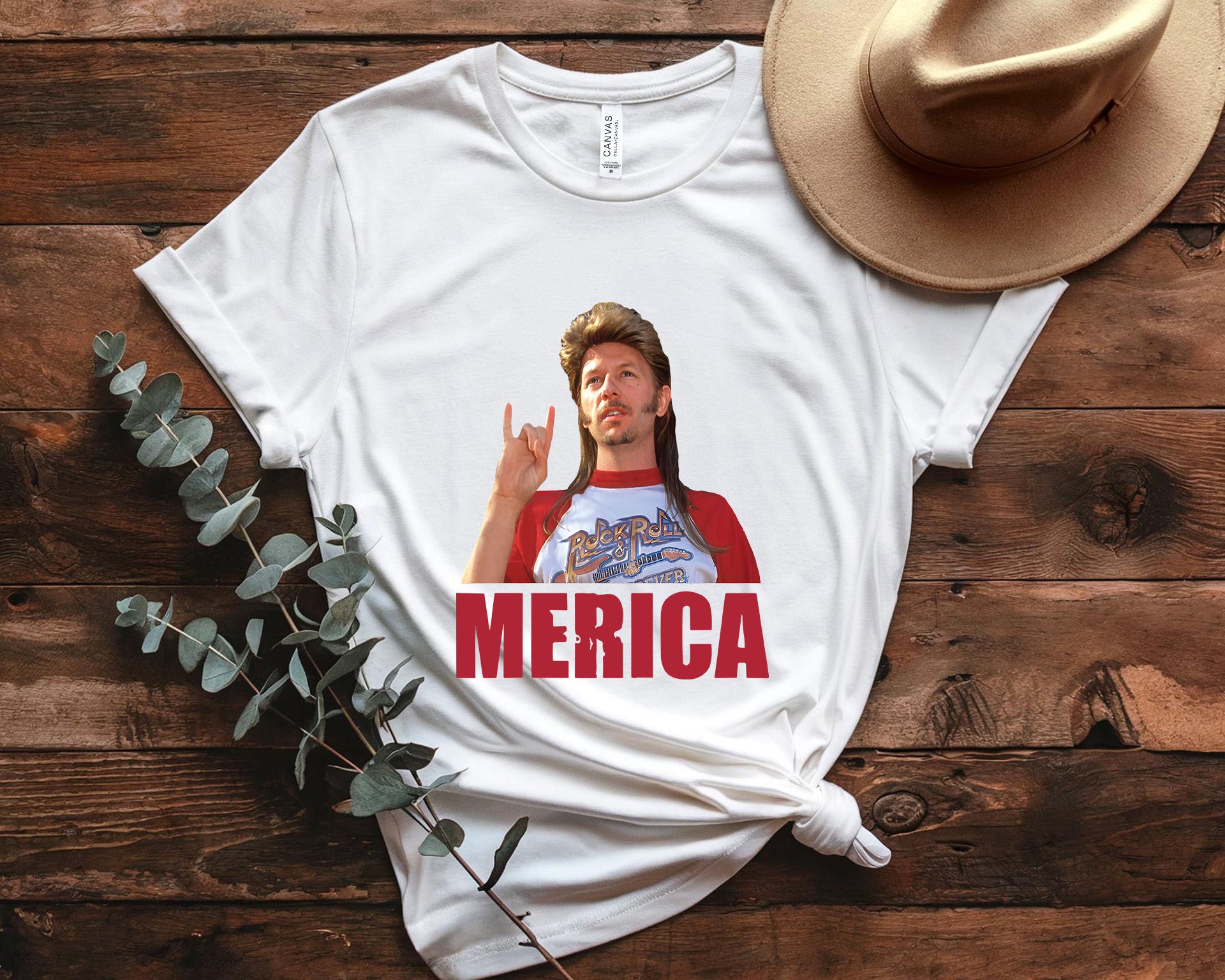 Joe Dirt Cartoon Print Short Sleeves