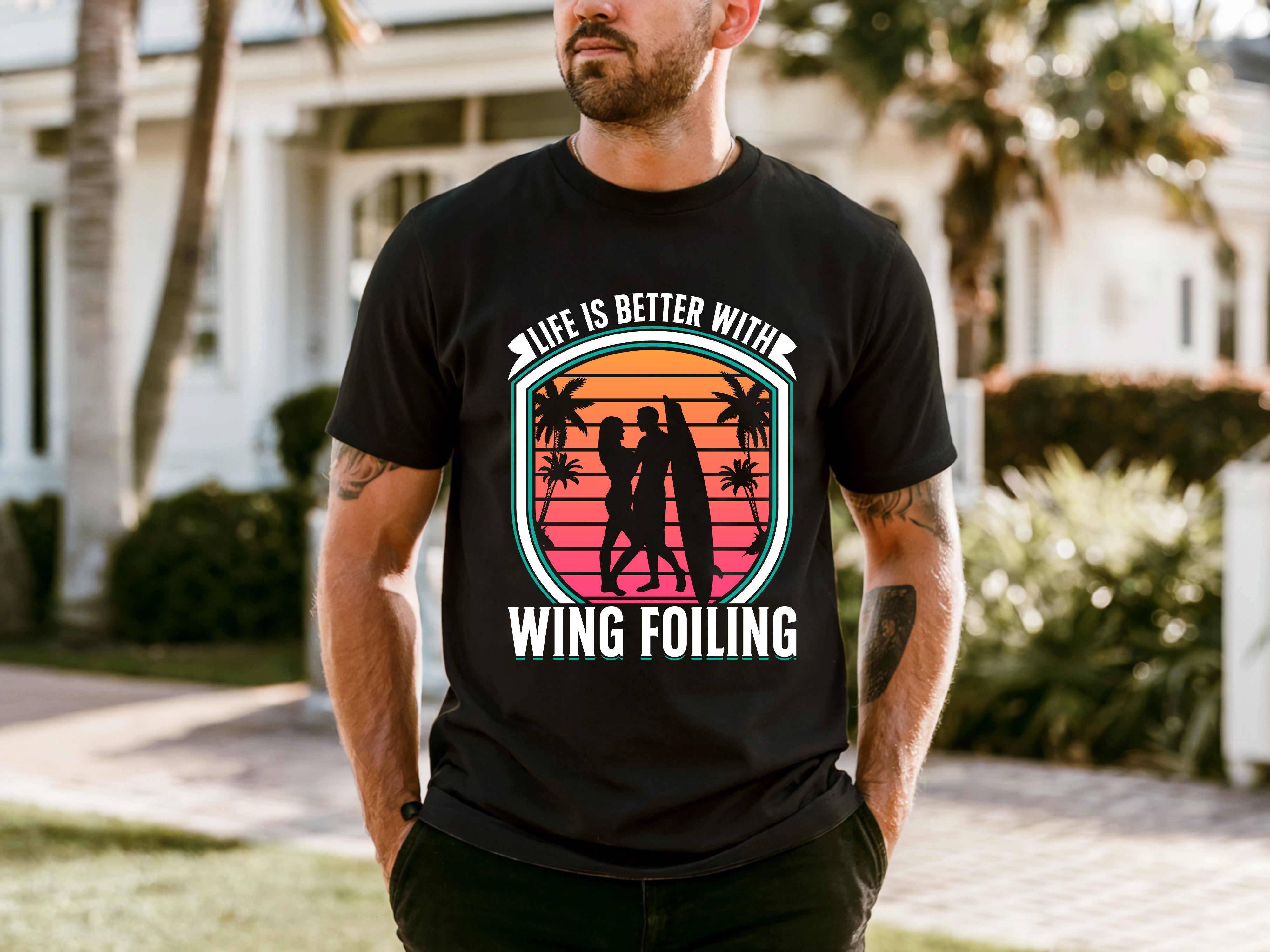 Couple On Vacation Men's New Summer Short-Sleeve