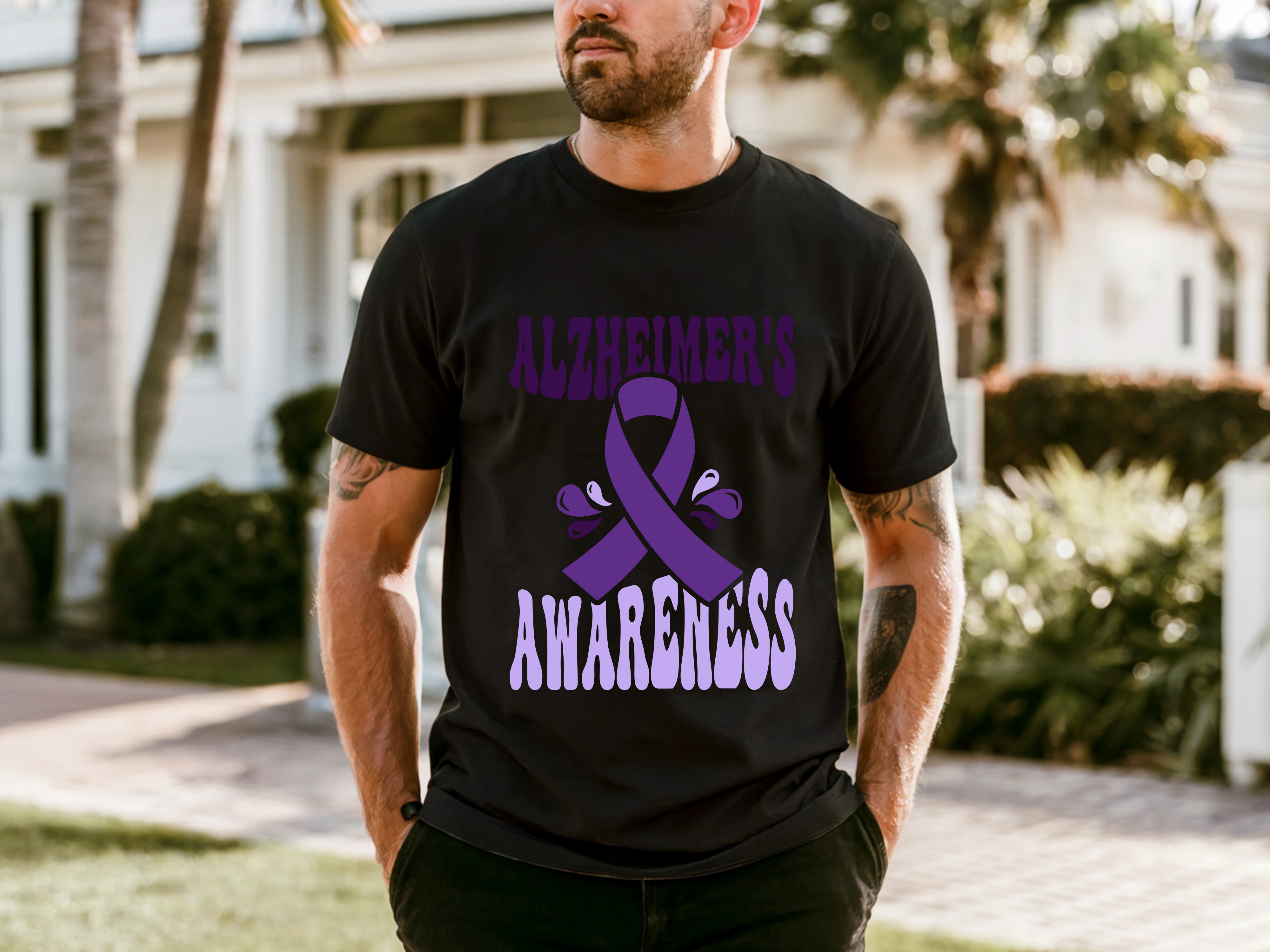 Alzheimer's Men's Breathable T-Shirt