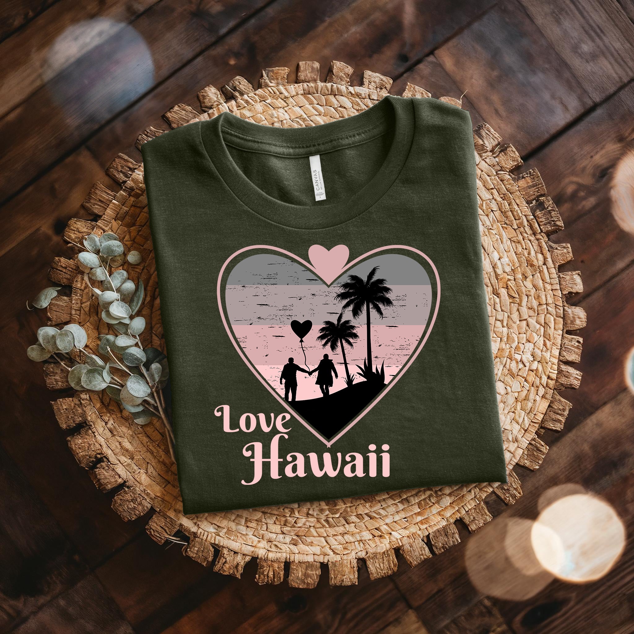 Couple On Vacation Unisex Slim Fit Crew Neck T-Shirt