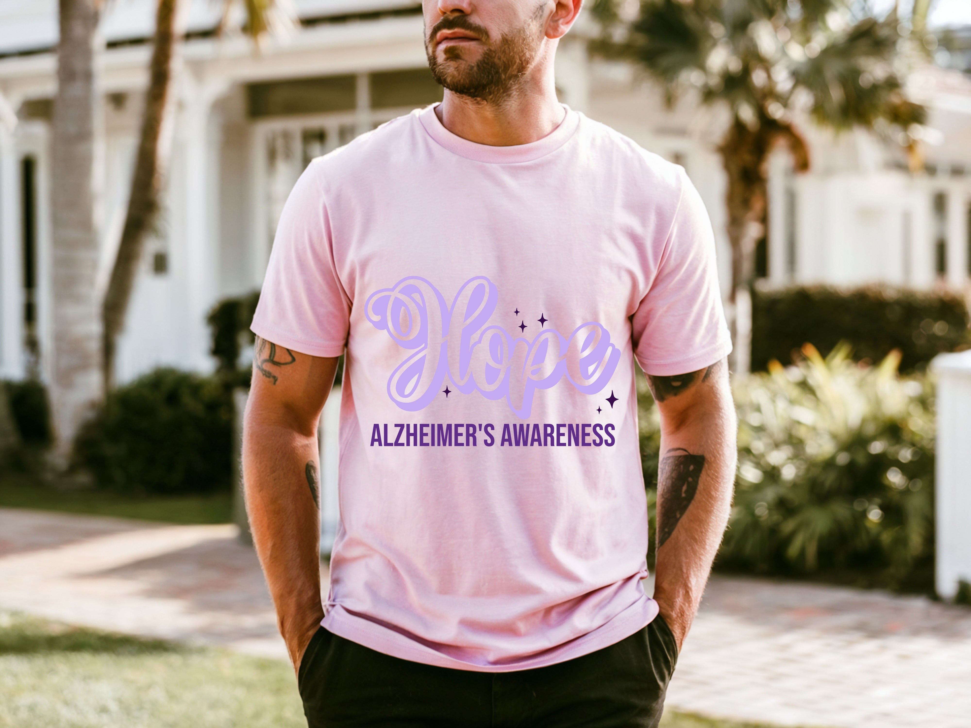 Alzheimer's Men's Sports Casual T-Shirt