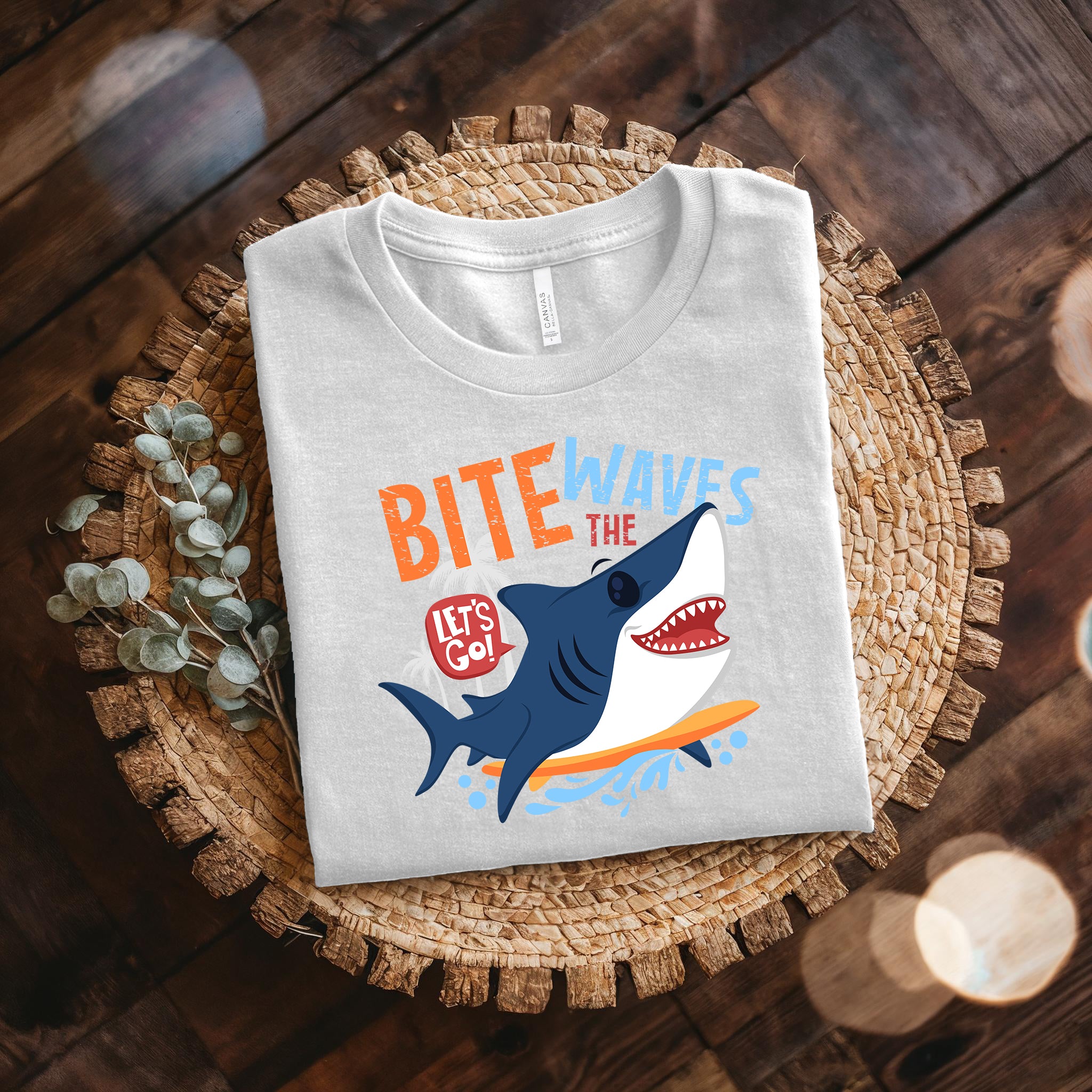 Jaws Unisex Vintage Print Short Sleeve