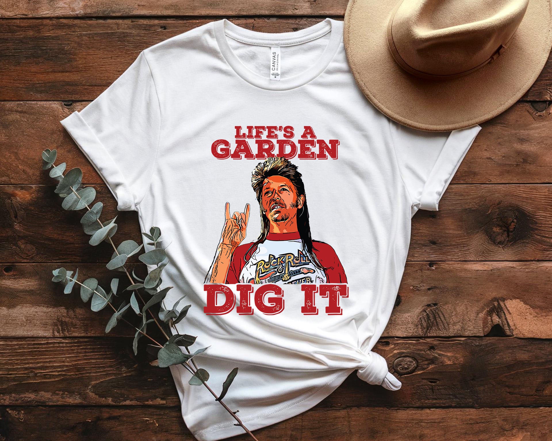 Joe Dirt Drop Shoulder Crew Neck Unisex Short Sleeve Top
