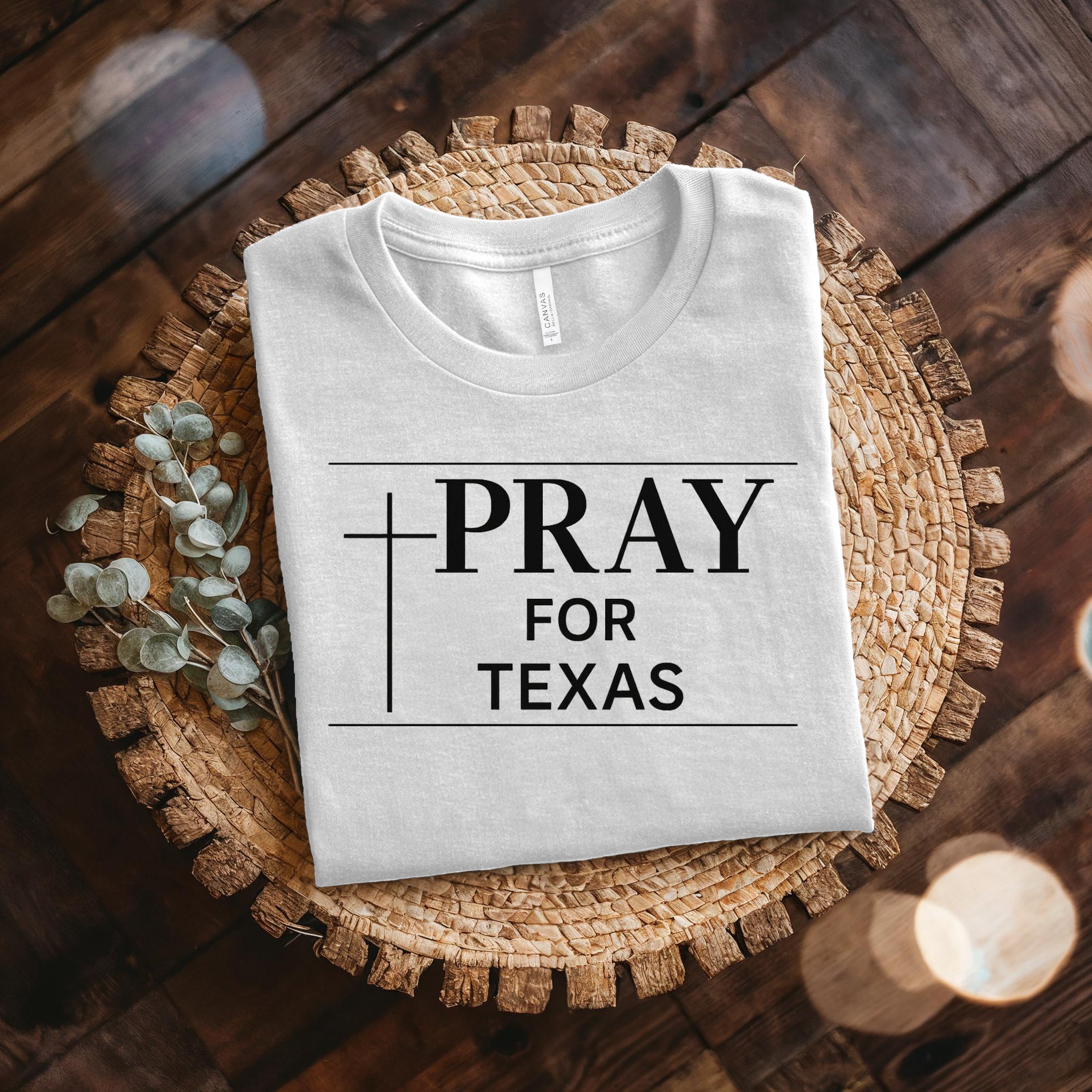Texas Strong When You Go Through Deep Waters, I Will Be With You Print T-Shirt