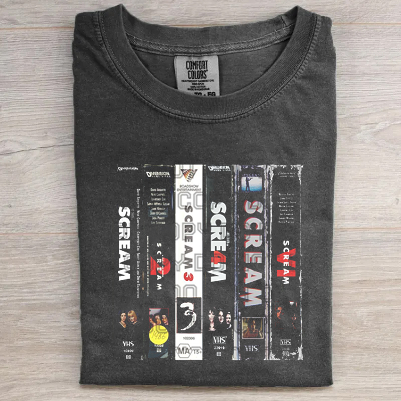 Vintage Horror Graphic T-shirt