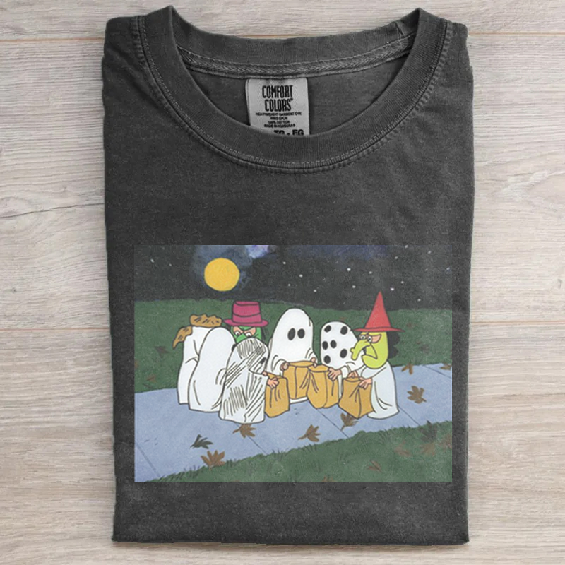 Vintage Horror Graphic T-shirt