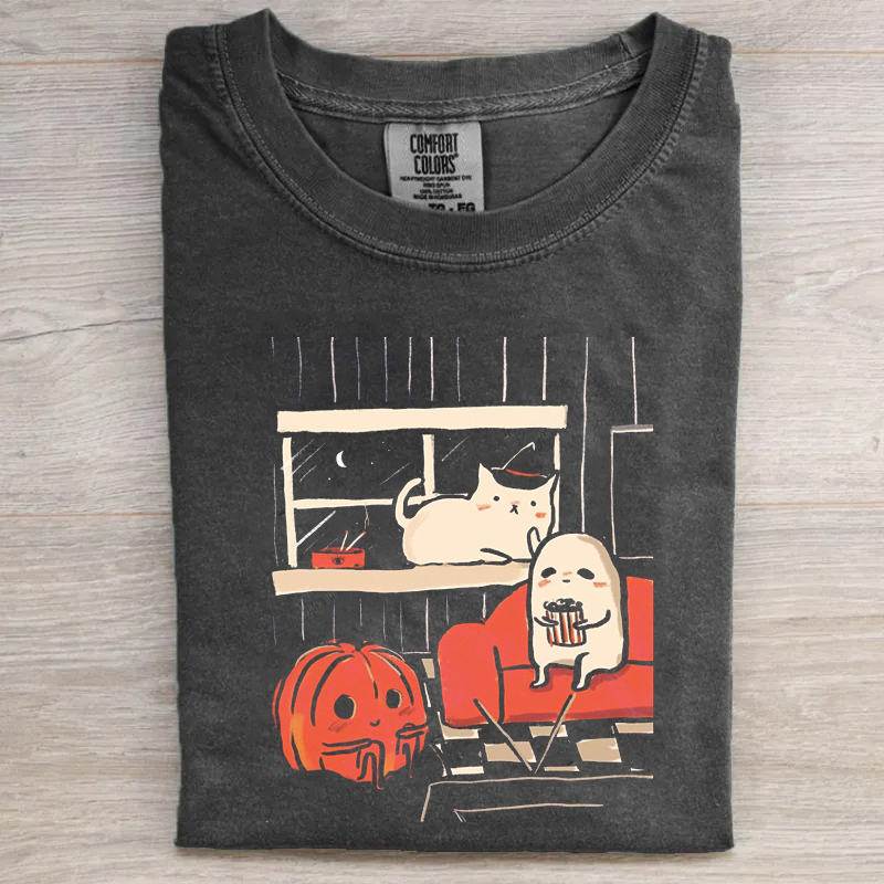 Vintage Horror Graphic T-shirt