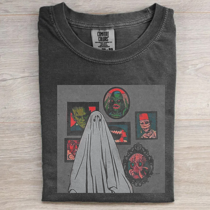 Vintage Horror Graphic T-shirt