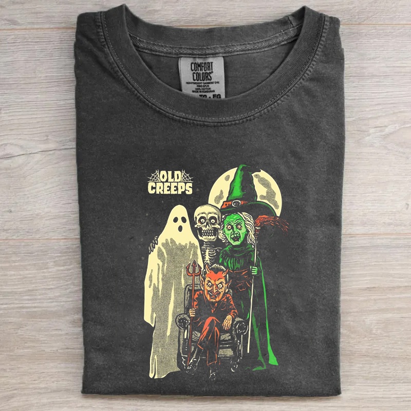 Vintage Horror Graphic T-shirt