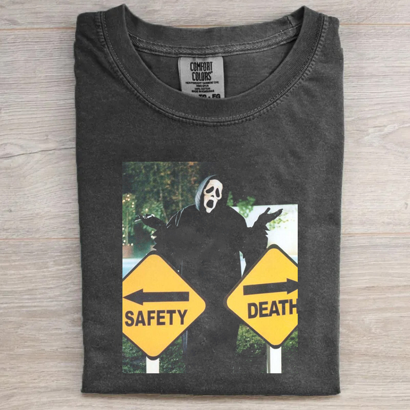 Vintage Horror Graphic T-Shirt