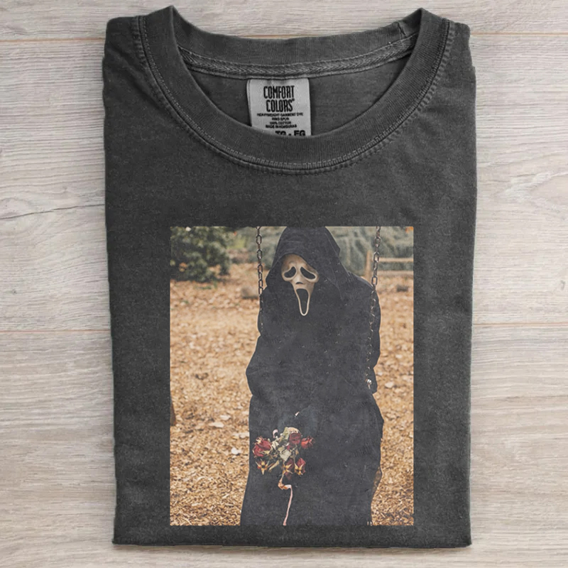 Vintage Horror Graphic T-shirt