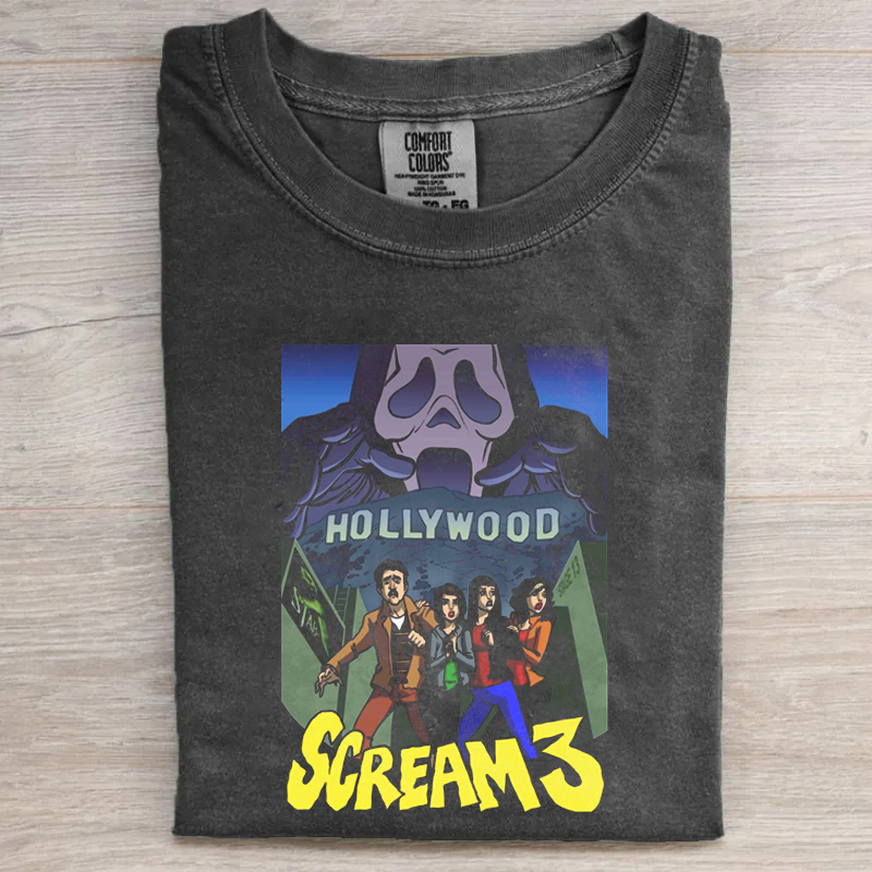 Vintage Horror Graphic T-shirt