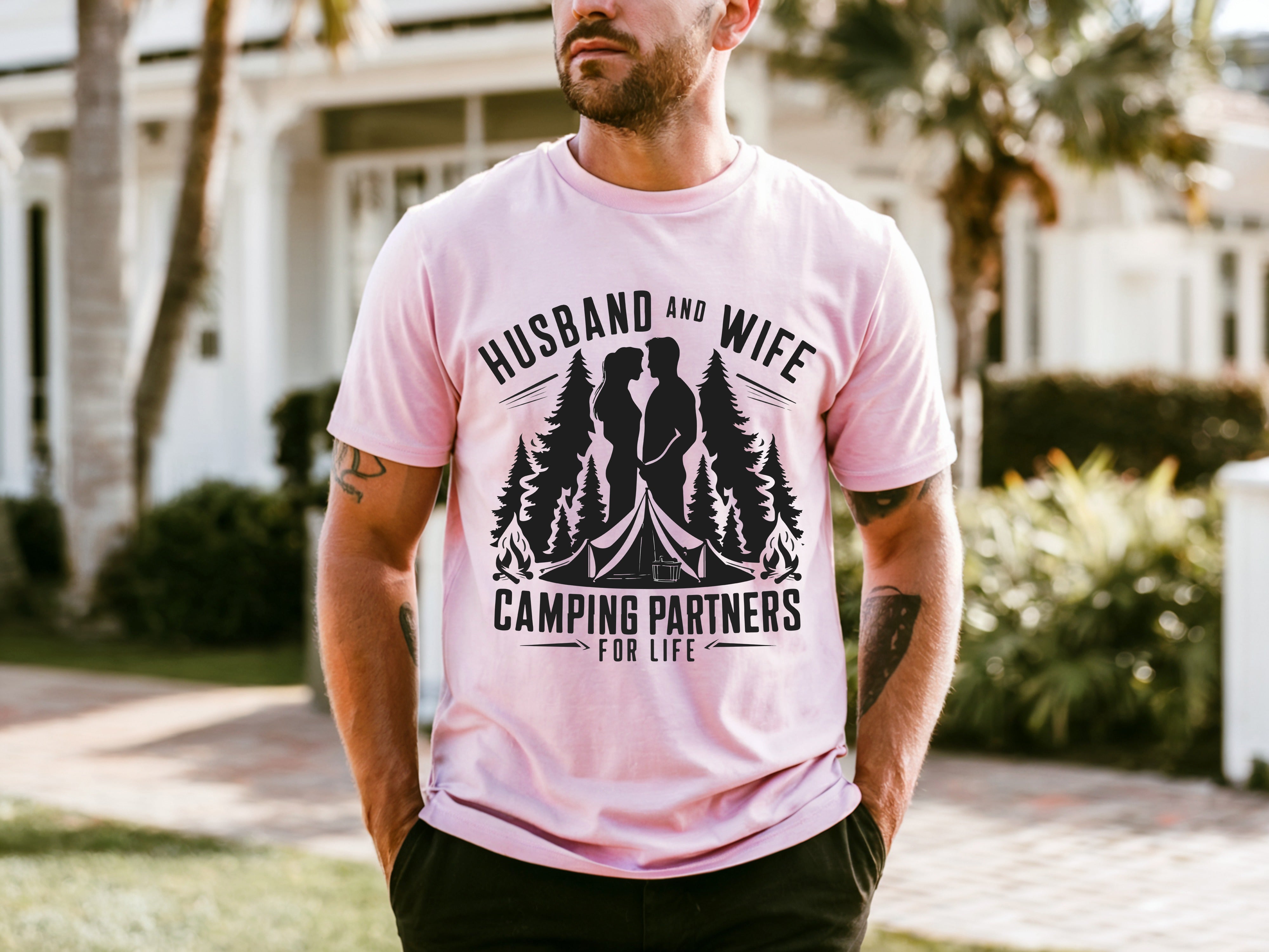 Couple On Vacation Men's New Summer T-Shirts