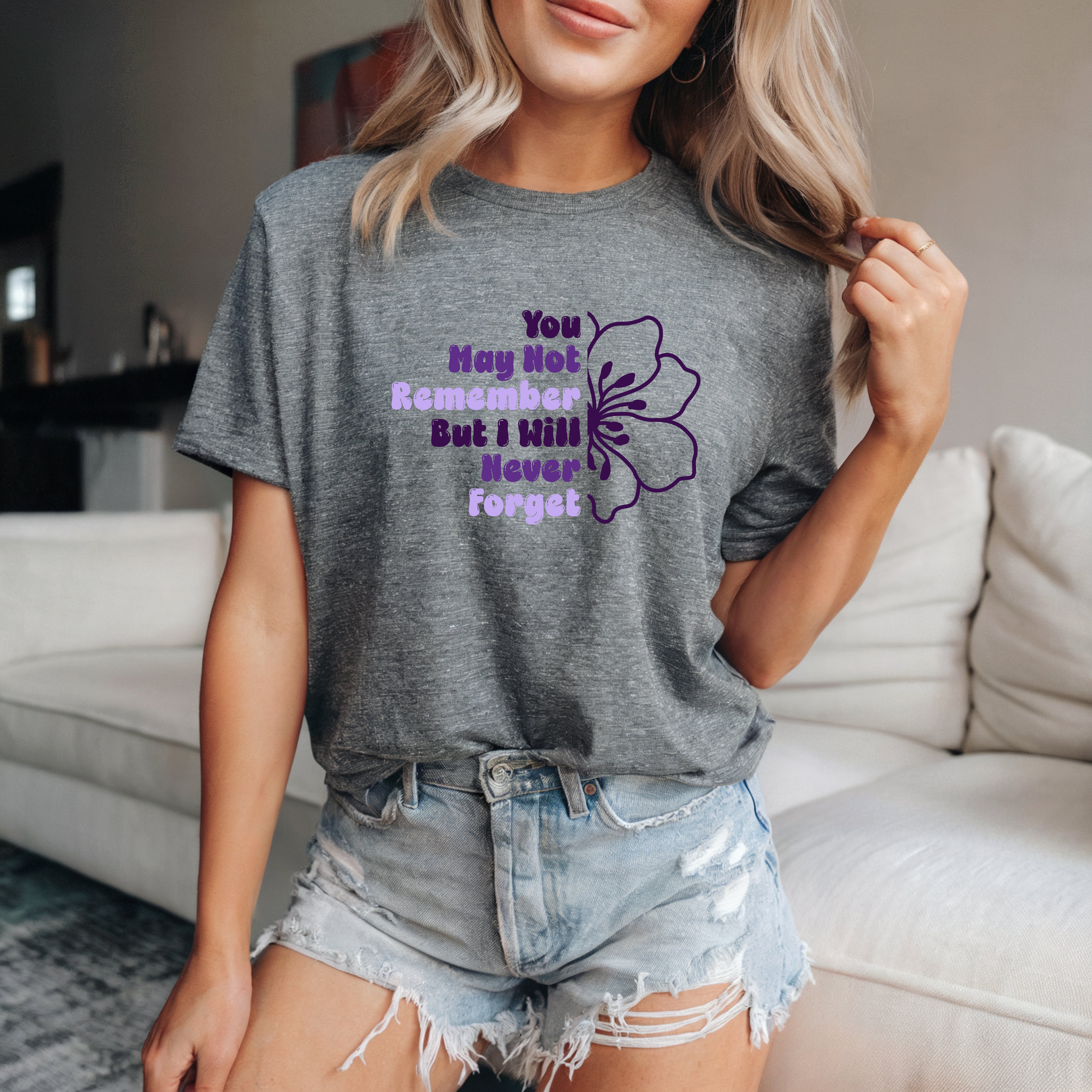Alzheimer's  Women's Summer Thin T-shirt