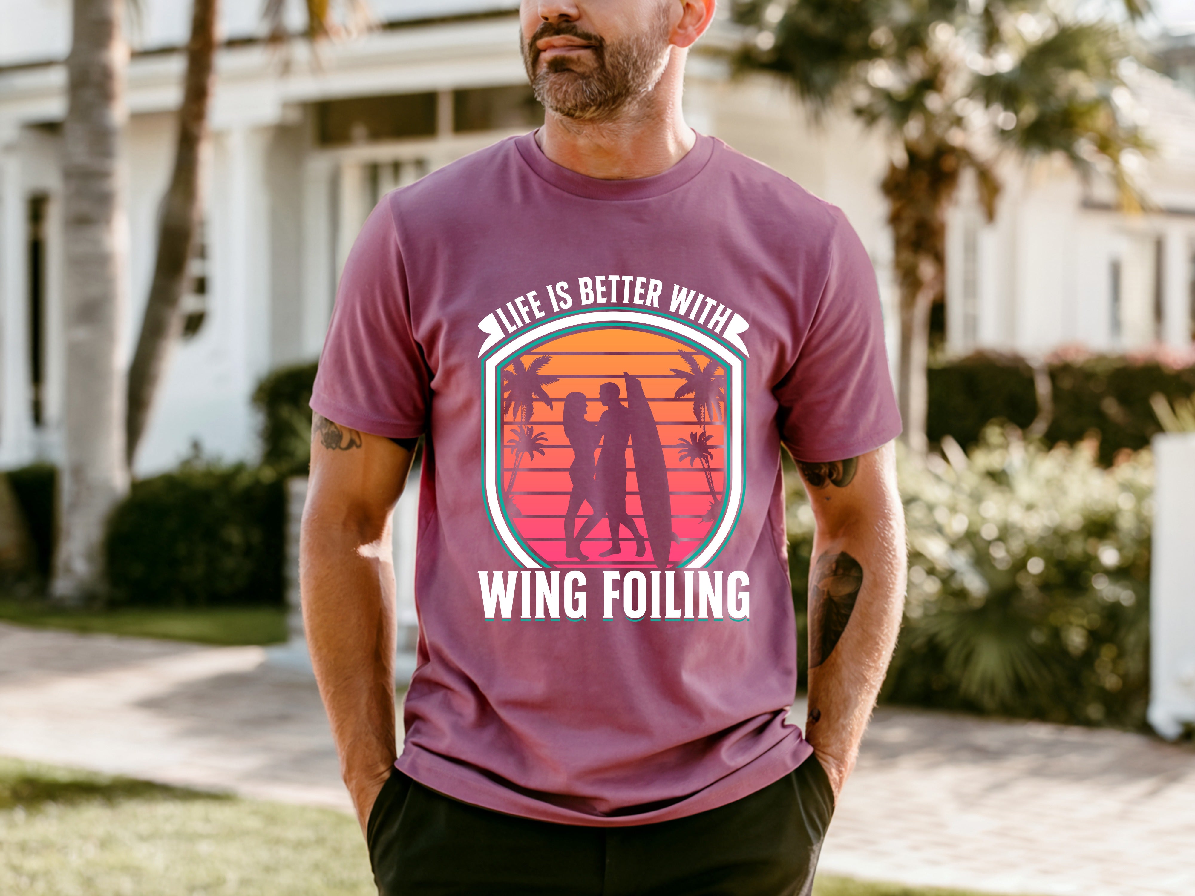 Couple On Vacation Men's New Summer Short-Sleeve