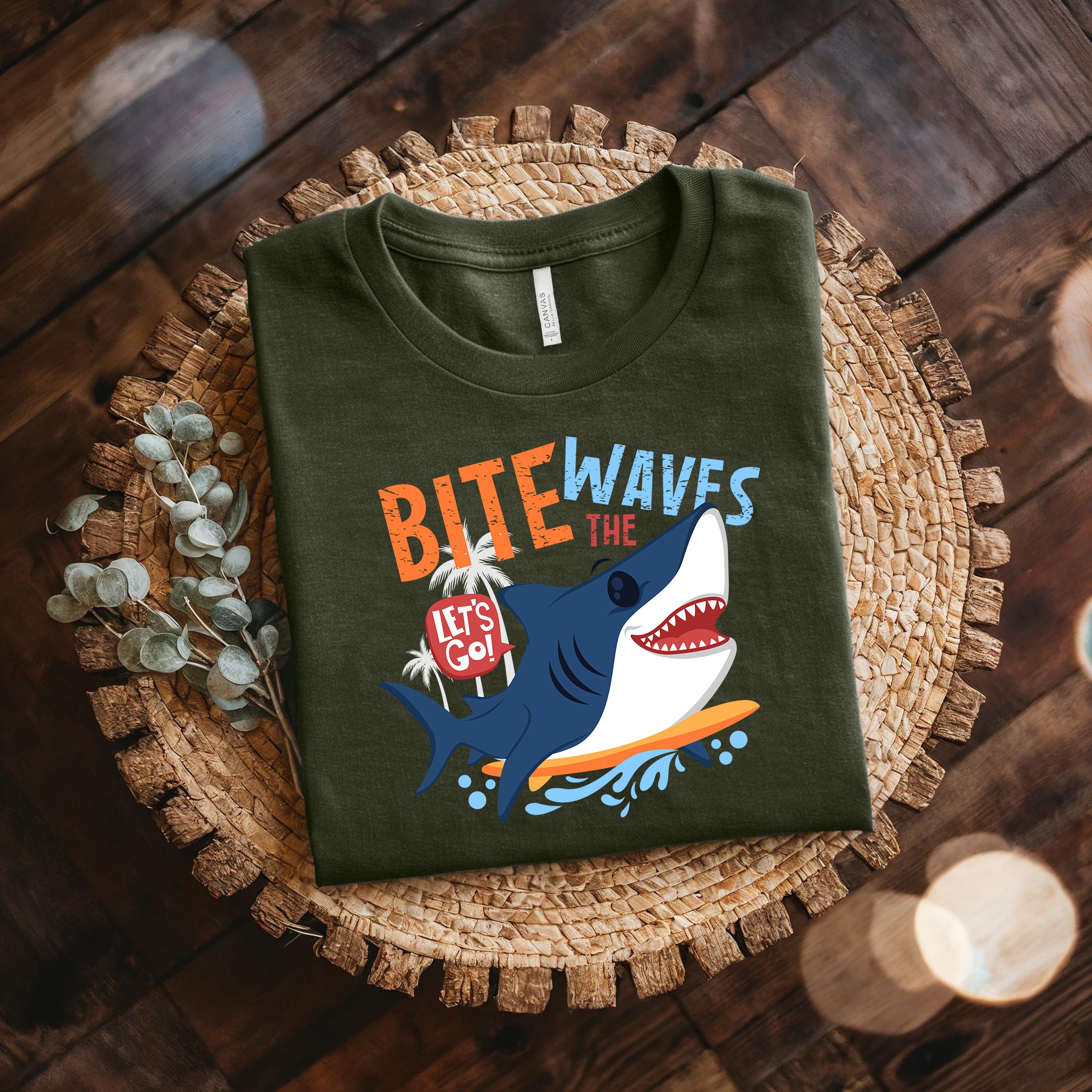 Jaws Unisex Vintage Print Short Sleeve
