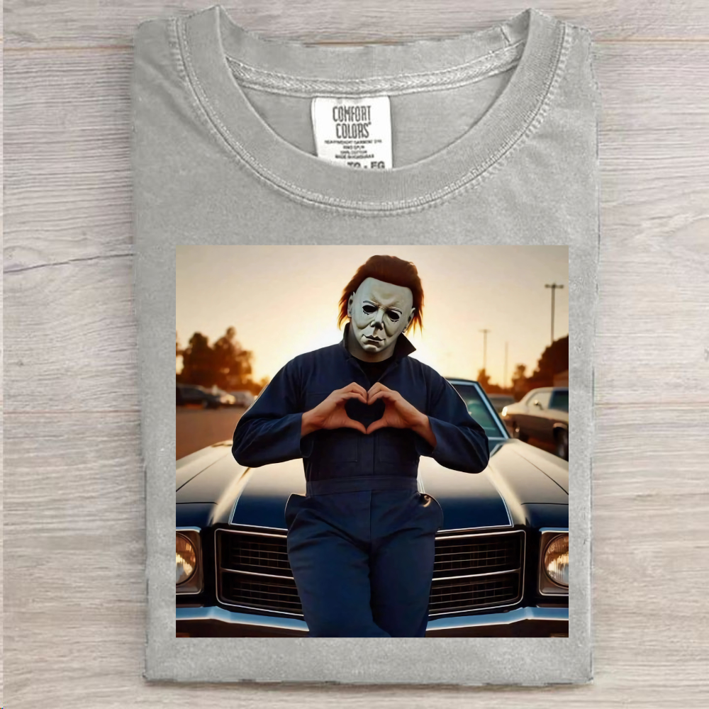 Vintage Horror Graphic T-shirt