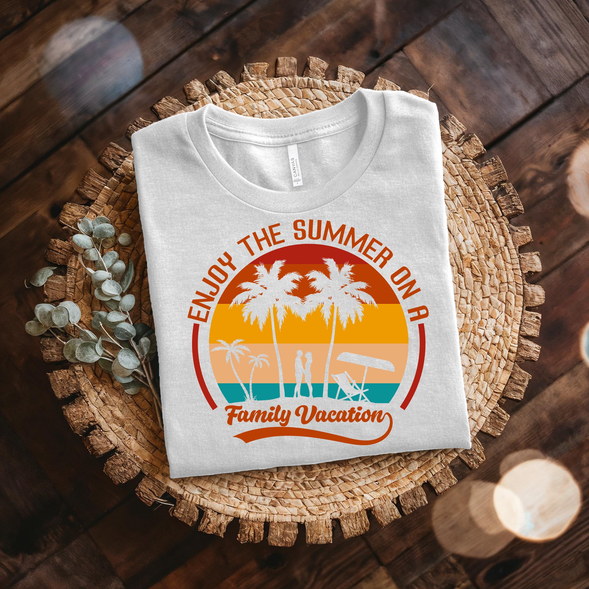 Couple On Vacation Unisex Fashionable Versatile T-shirt