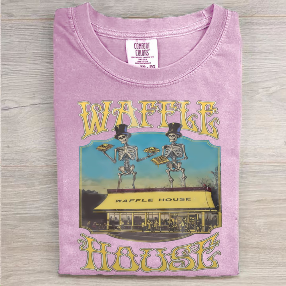 Skeleton Waffle House T-Shirt