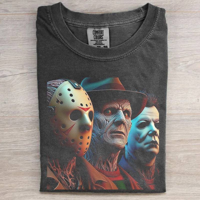 Vintage Horror Characters T-Shirt