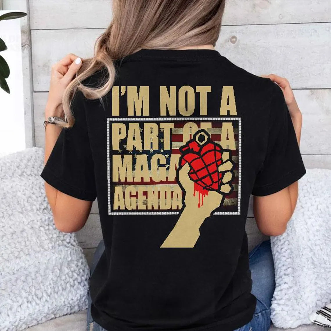 Don't Wanna Be An American Idiot I'm Not A Part Of A Maga Agenda Shirt