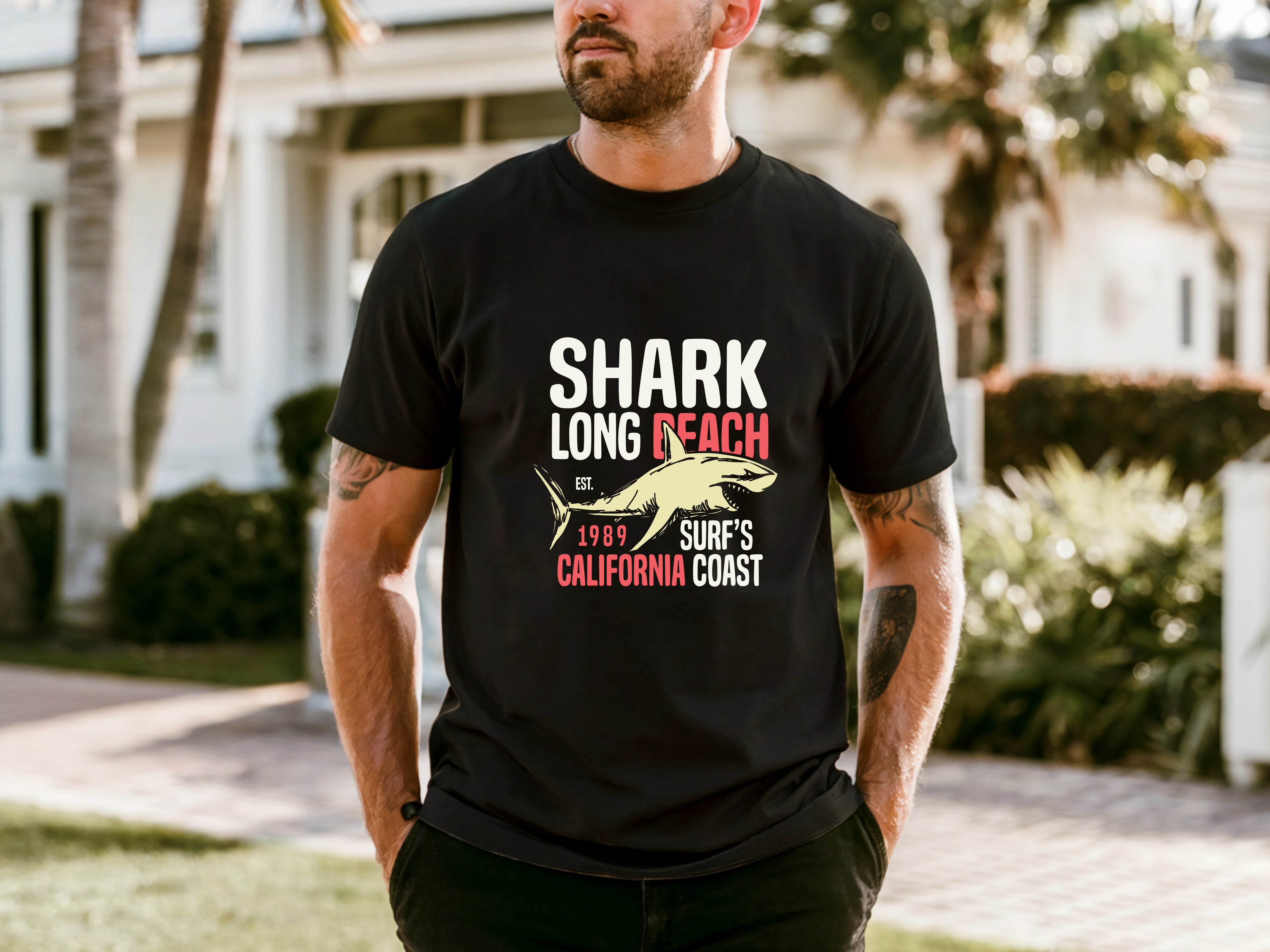 Jaws Men's Casual Sports T-shirt