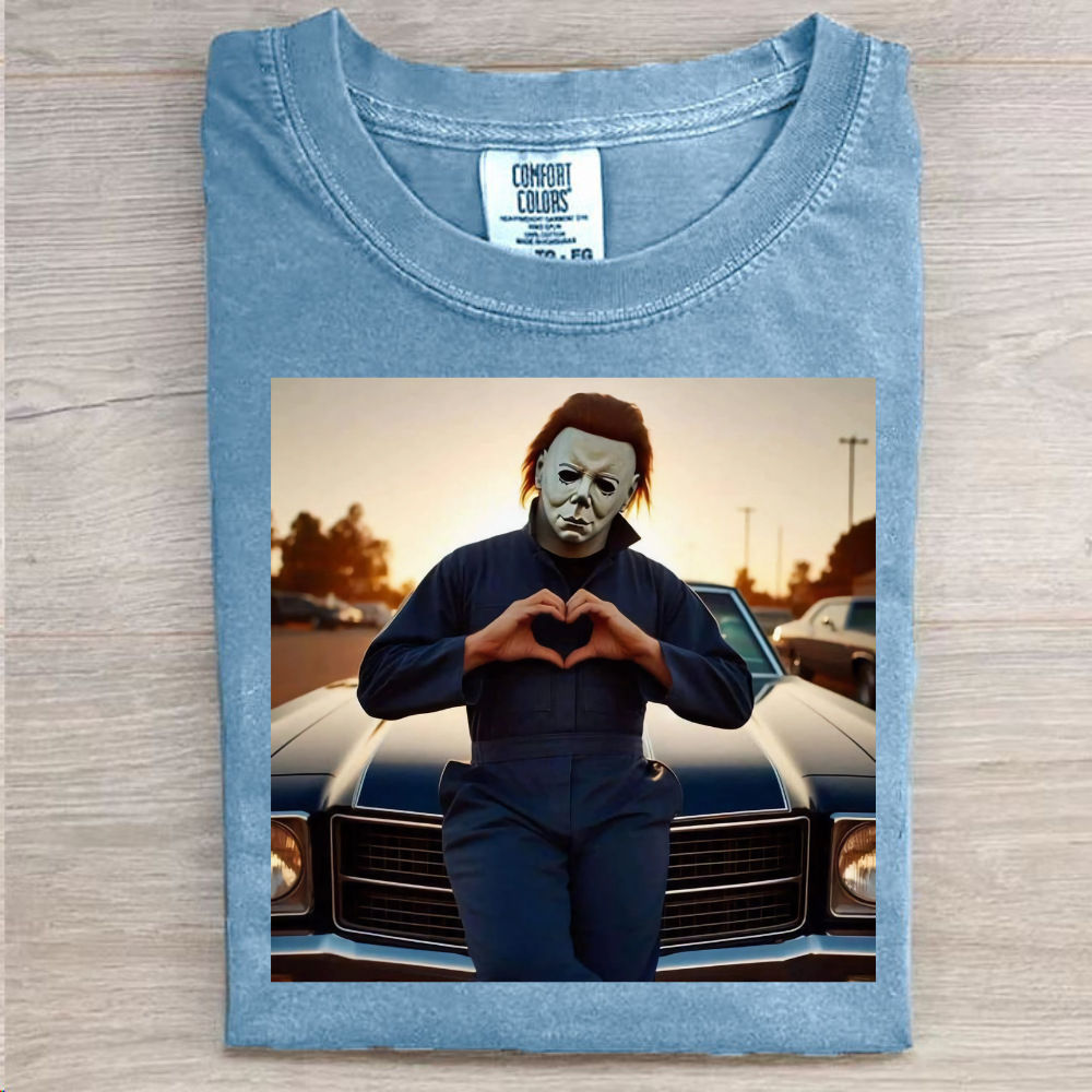 Vintage Horror Graphic T-shirt