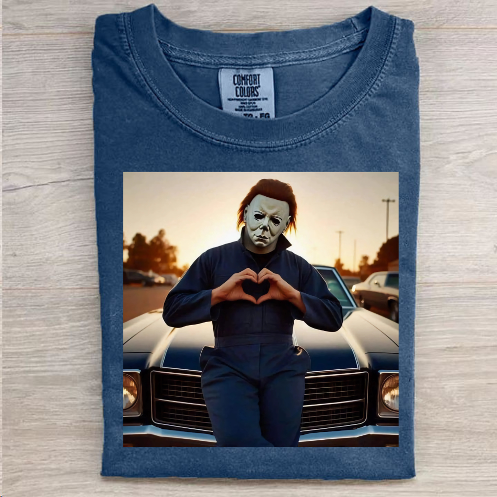 Vintage Horror Graphic T-shirt