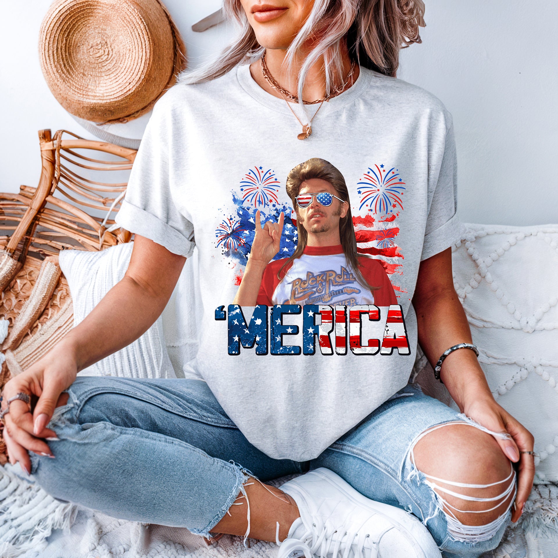 Joe Dirt Vintage Printed Ladies T-Shirt