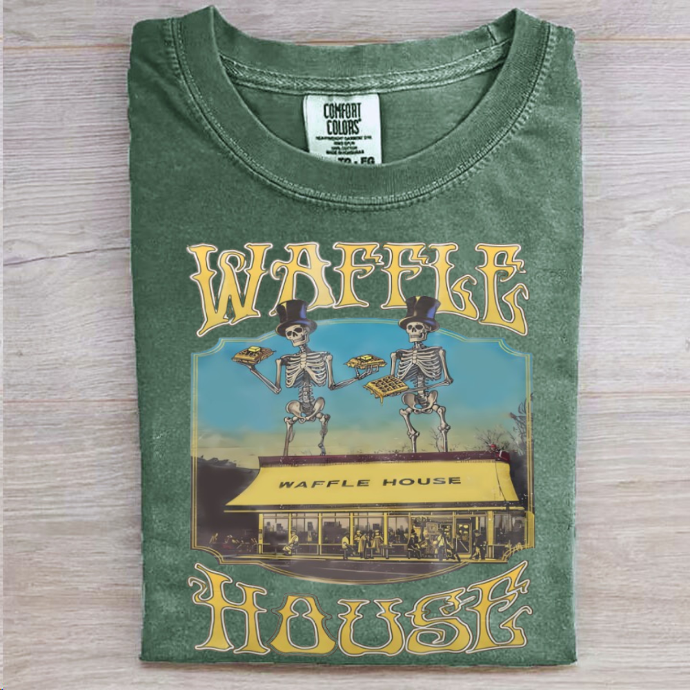Skeleton Waffle House T-Shirt
