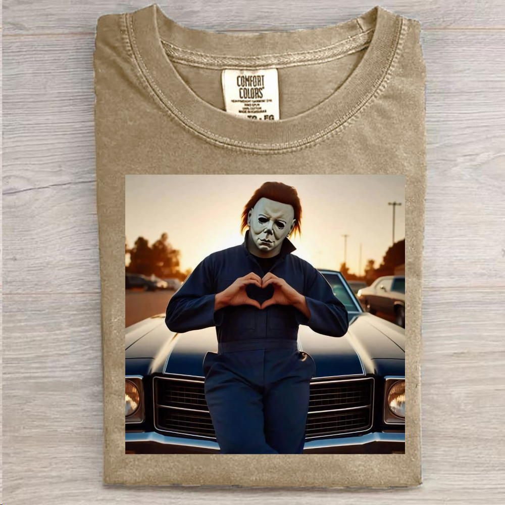 Vintage Horror Graphic T-shirt