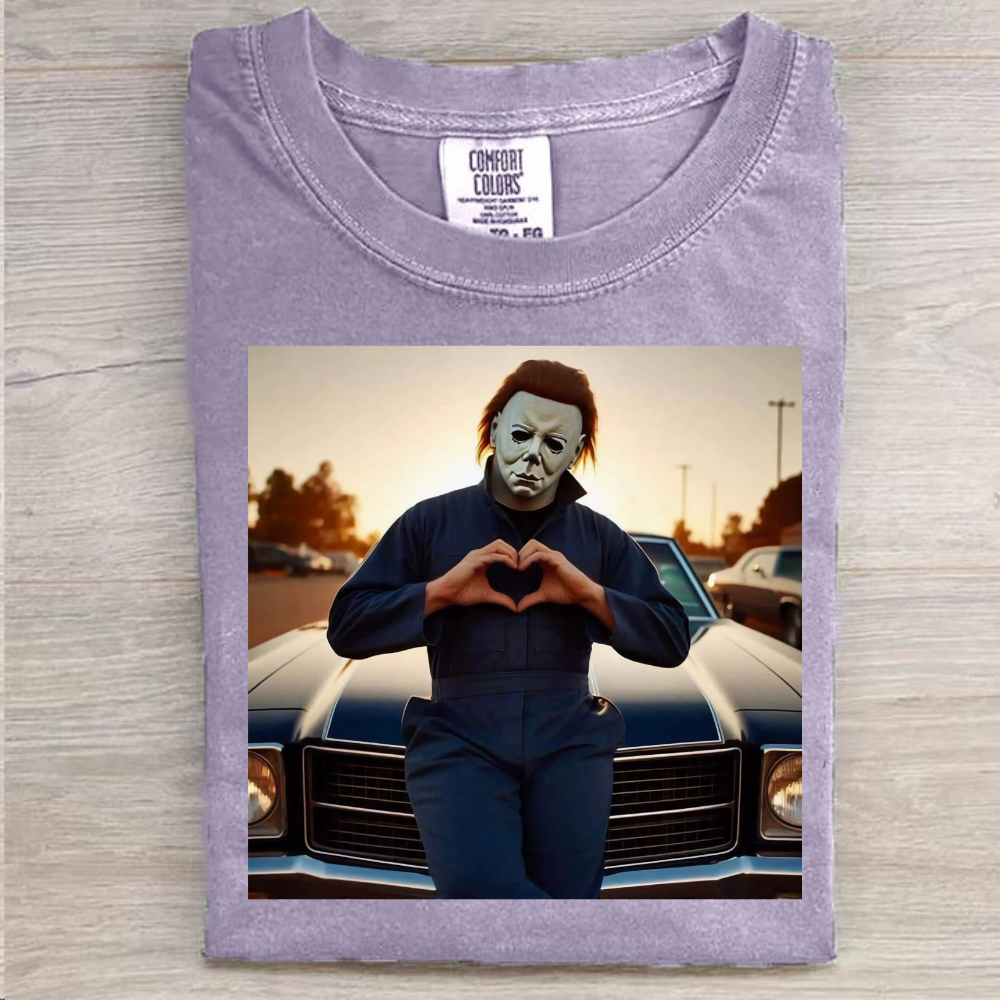 Vintage Horror Graphic T-shirt