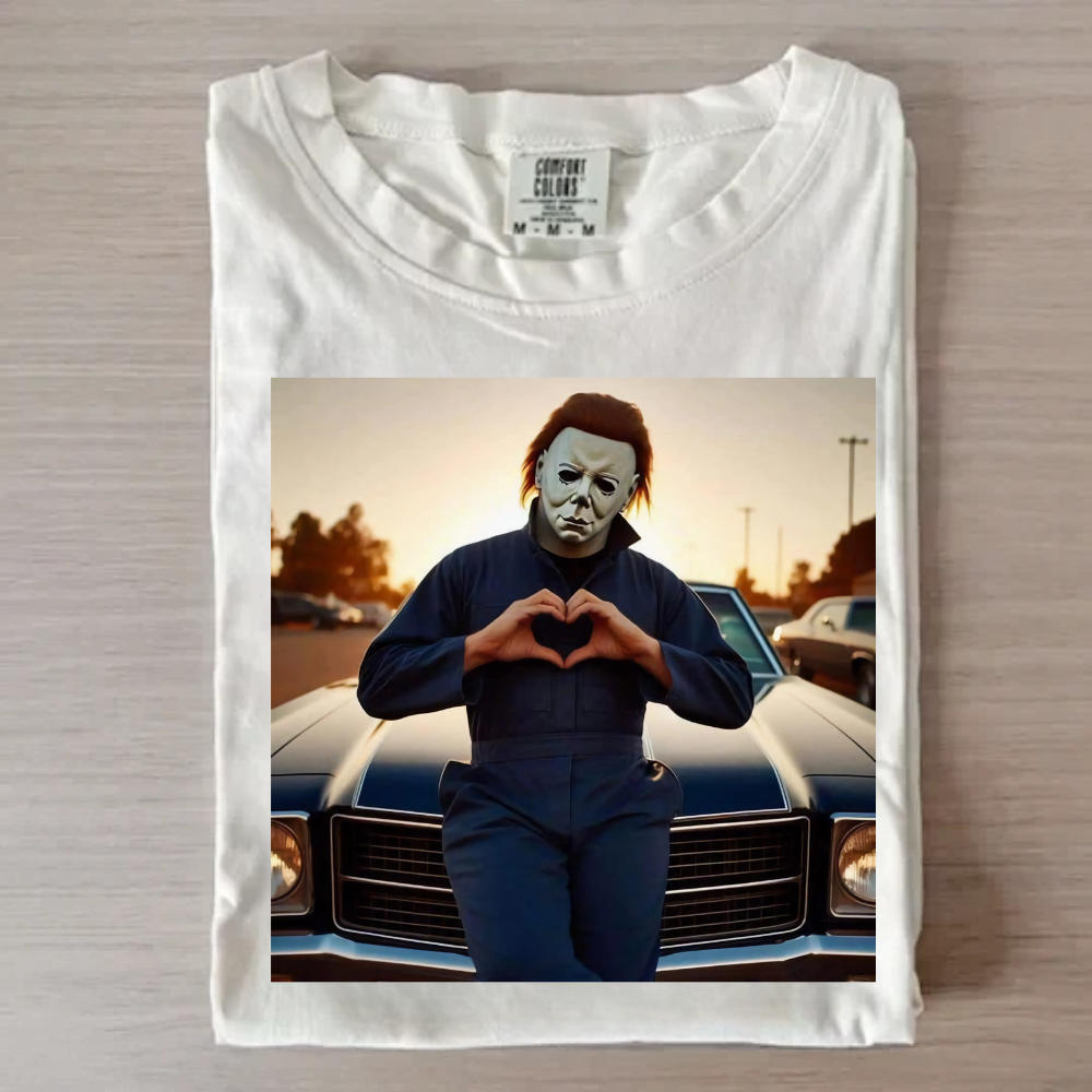 Vintage Horror Graphic T-shirt