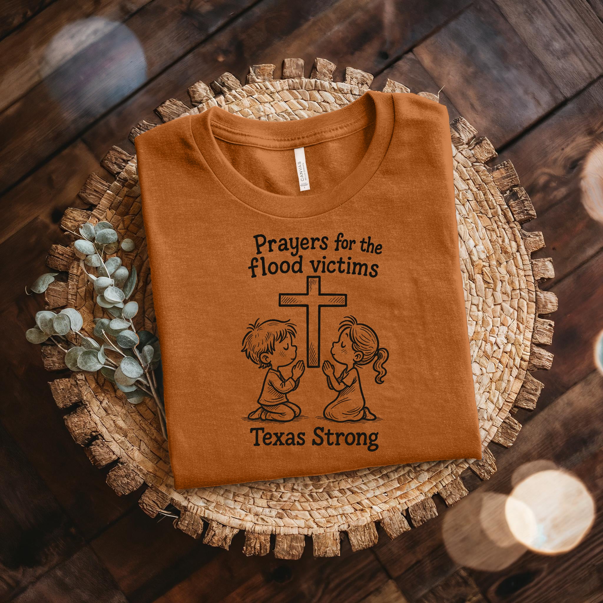 Texas Strong Texas Our Texas Print T-Shirt