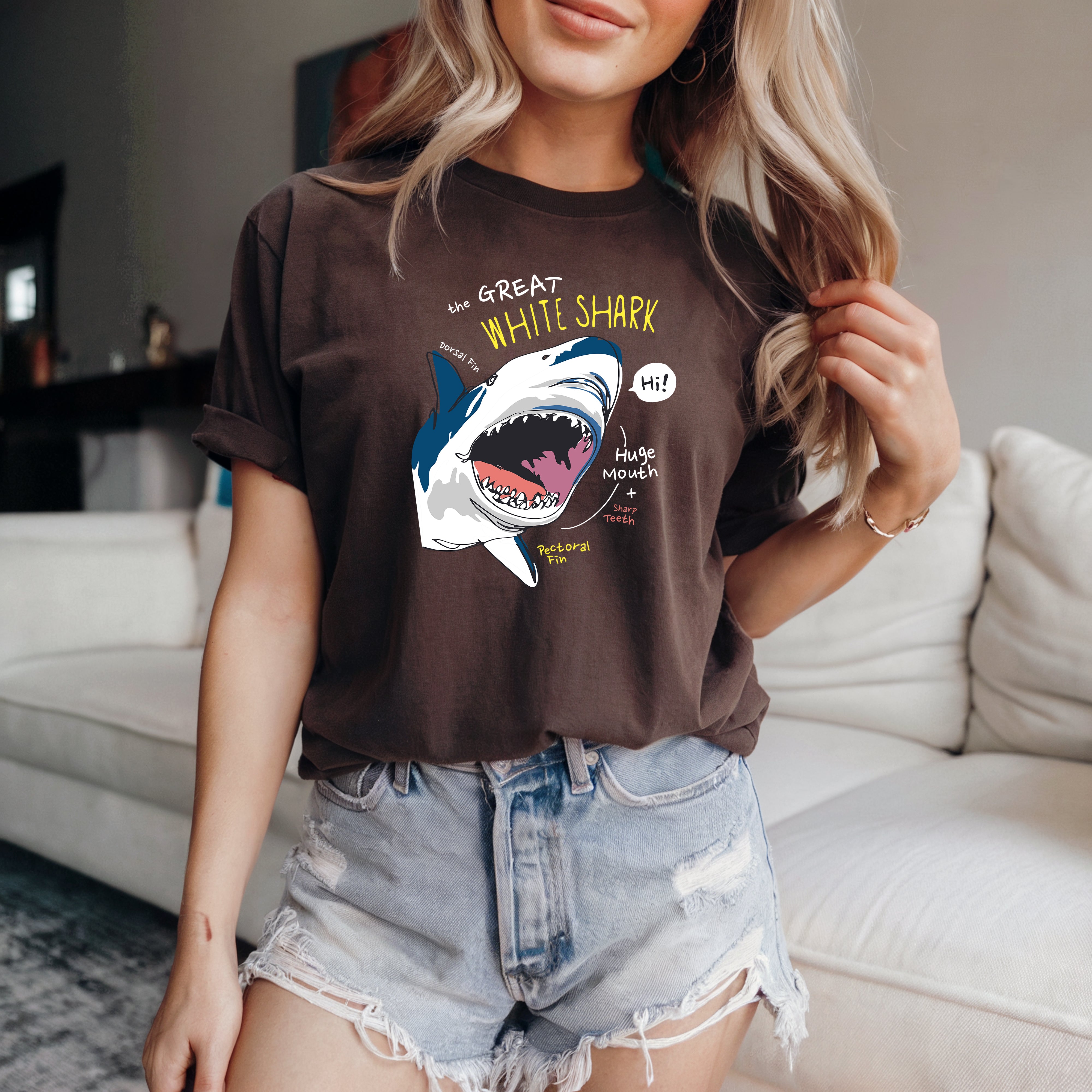 Jaws Women's Slim Short Sleeve