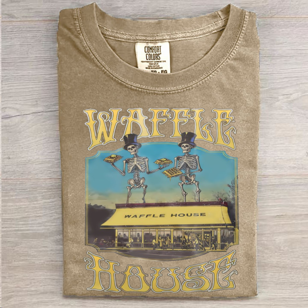 Skeleton Waffle House T-Shirt