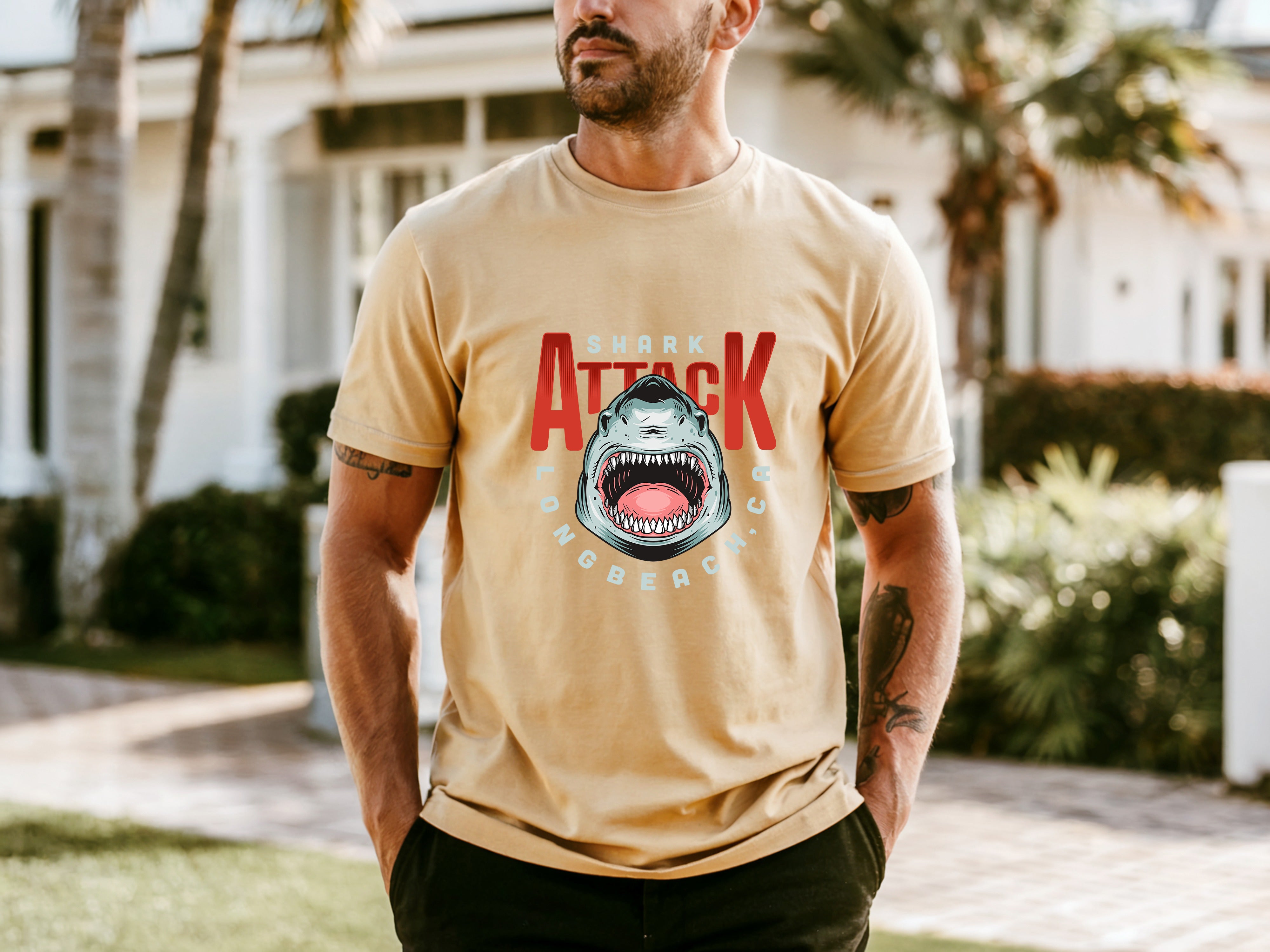 Jaws Men's Retro Short Sleeve