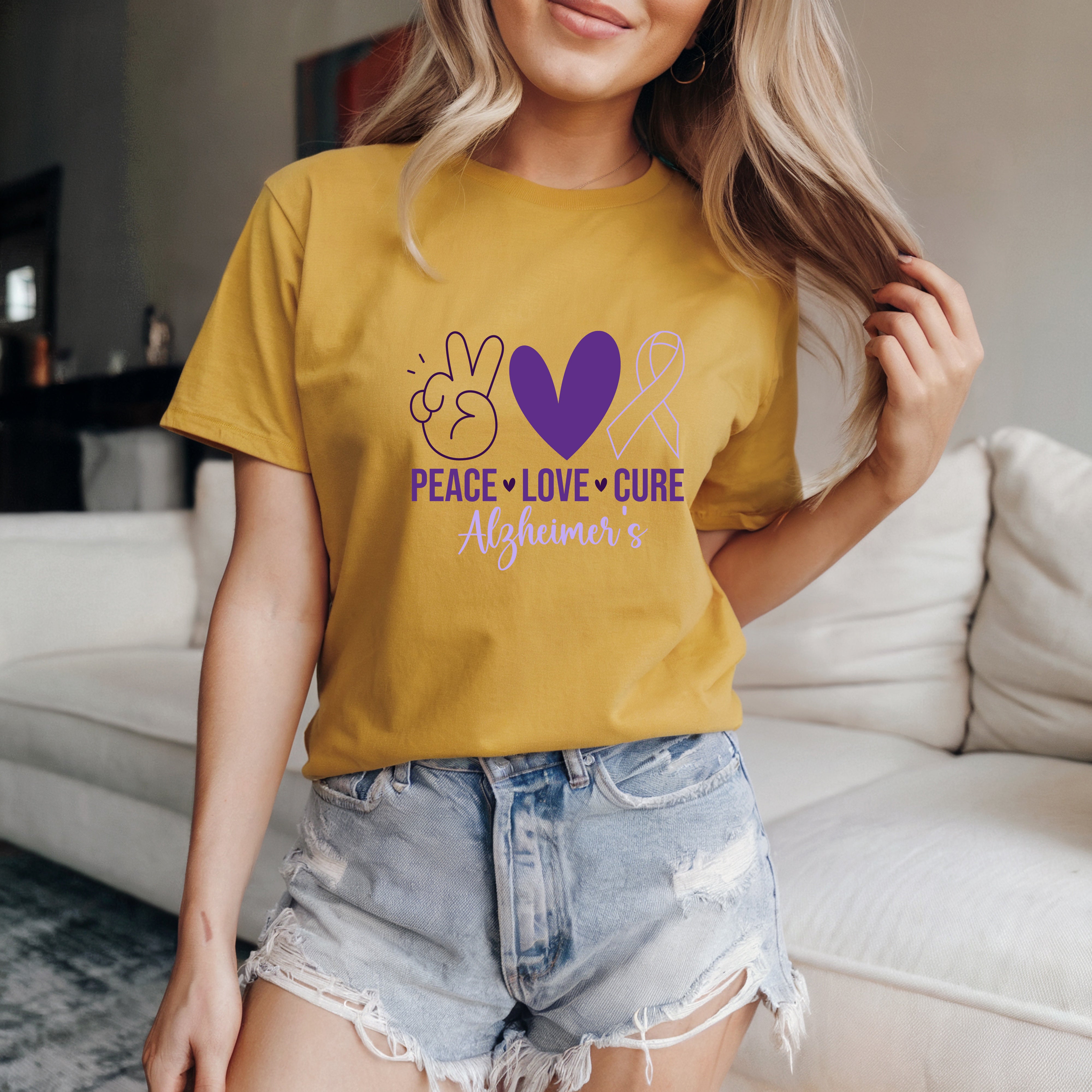 Alzheimer's Women's Slim Short Sleeve