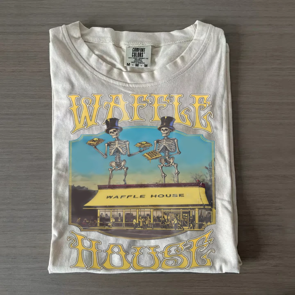 Skeleton Waffle House T-Shirt