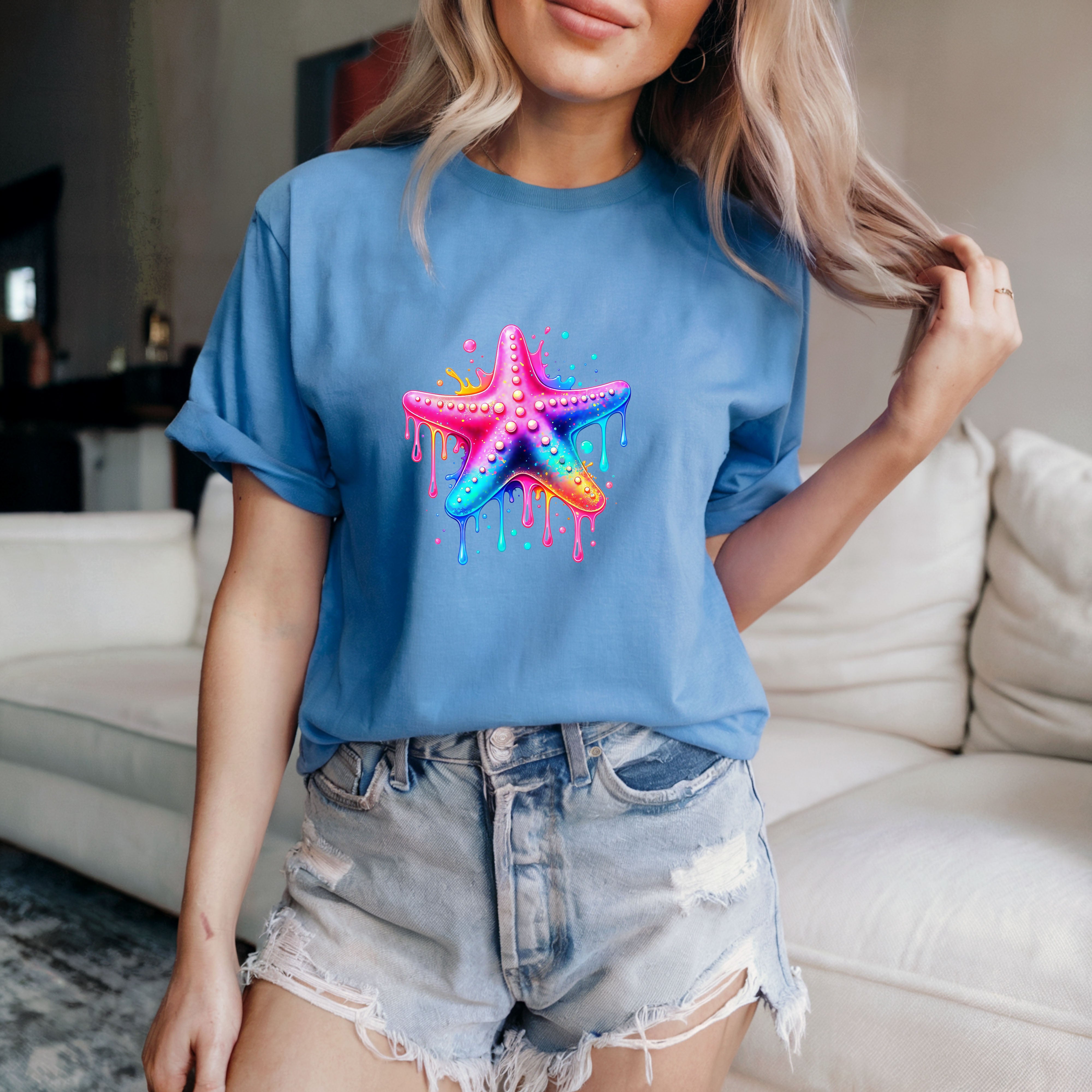 Jaws Women's Casual Sports Short Sleeves