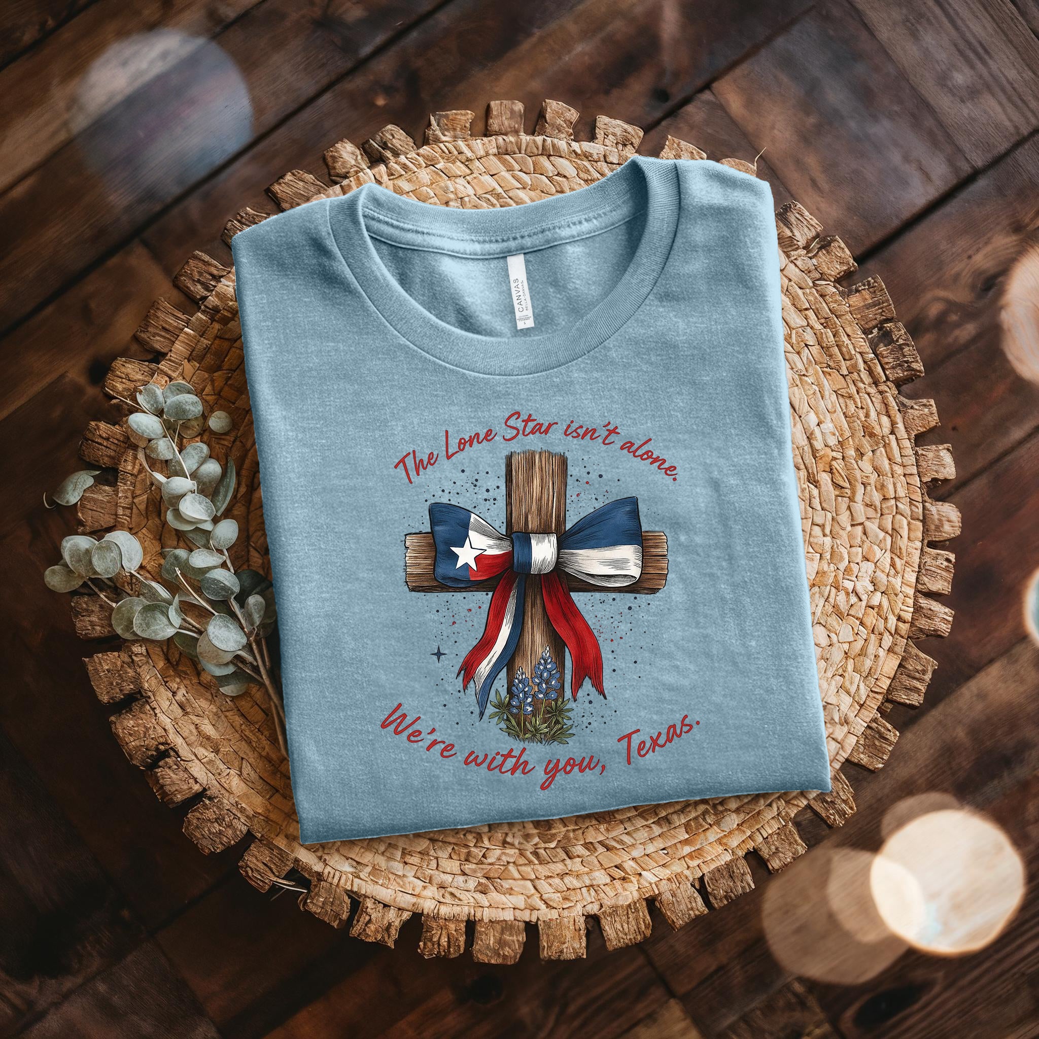 Texas Strong Texas Our Texas Print T-Shirt