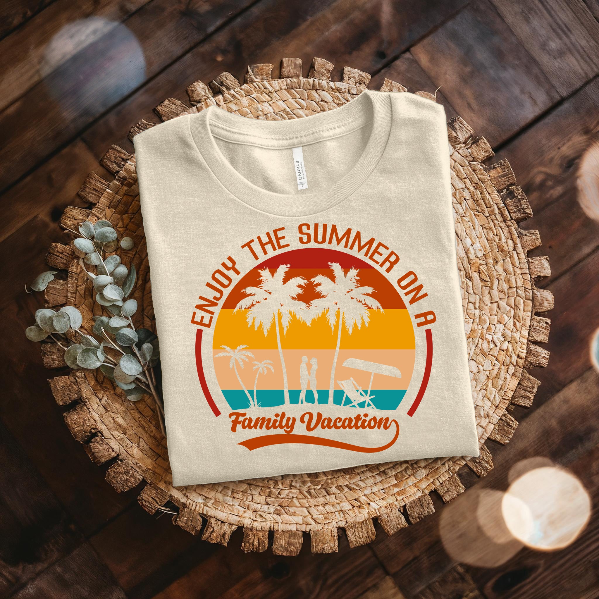 Couple On Vacation Unisex Fashionable Versatile T-shirt