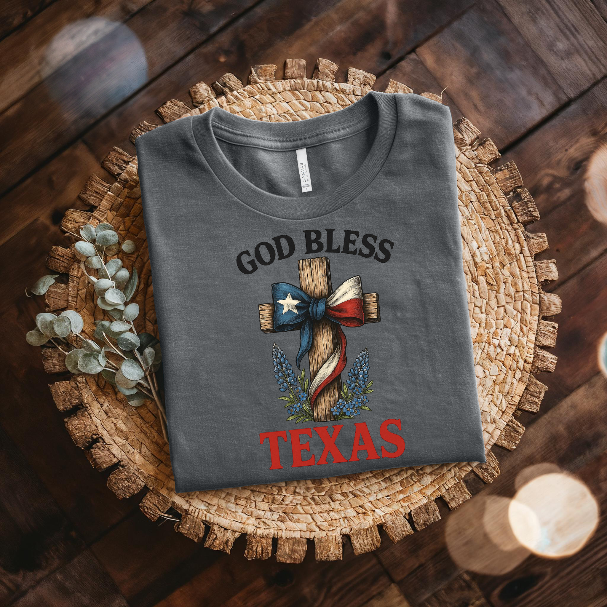 Texas Strong When You Go Through Deep Waters, I Will Be With You Print T-Shirt
