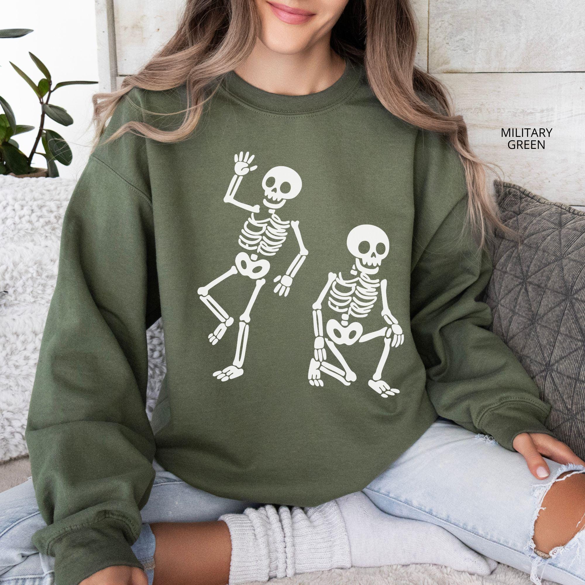 Funny Halloween Skeleton Sweatshirt