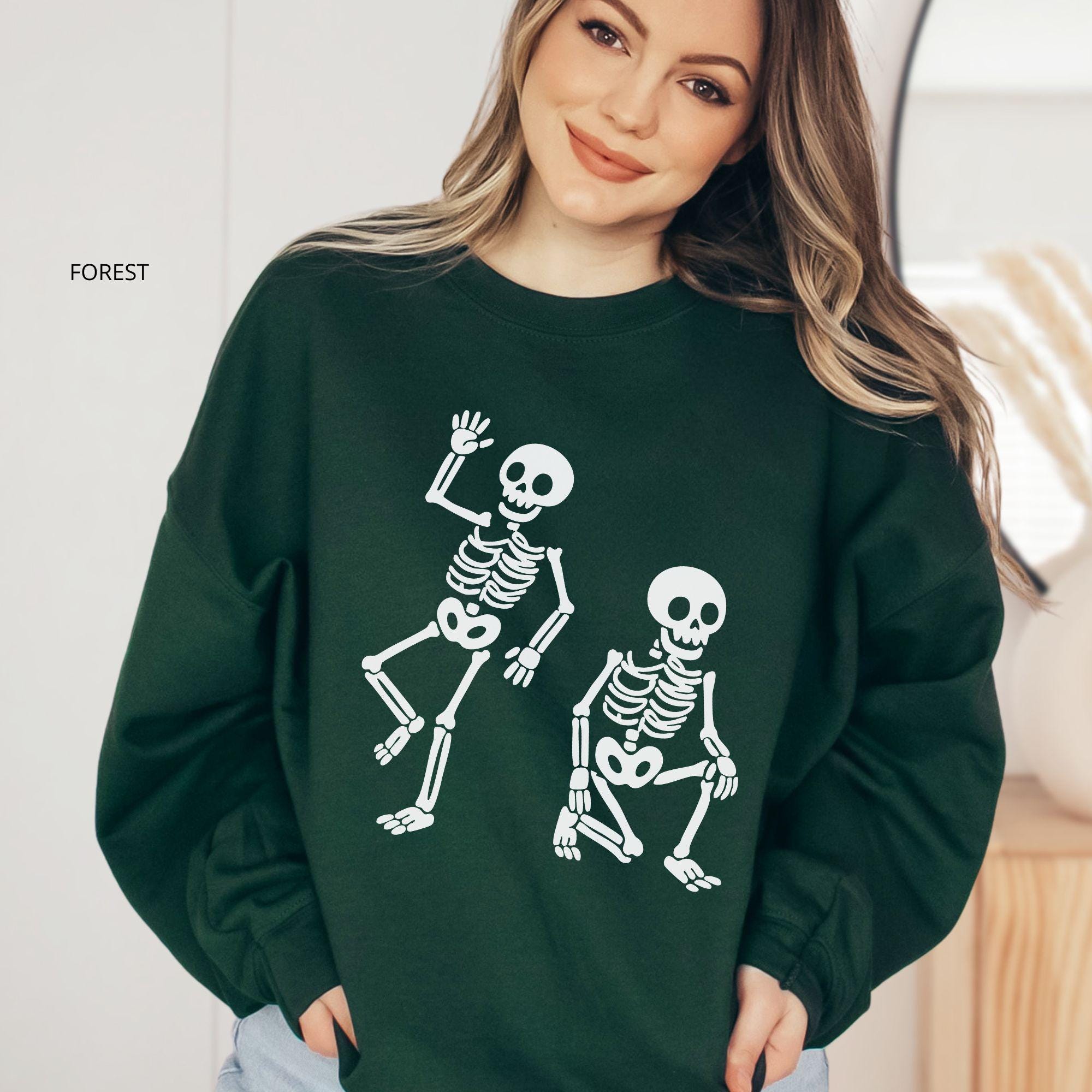 Funny Halloween Skeleton Sweatshirt