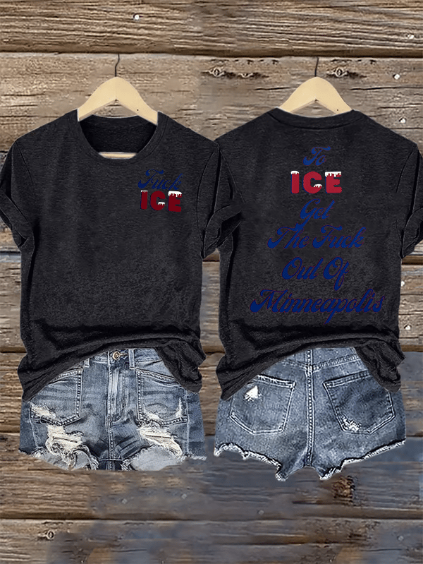Women's To ICE get the fuck out of Minnesota T-Shirt